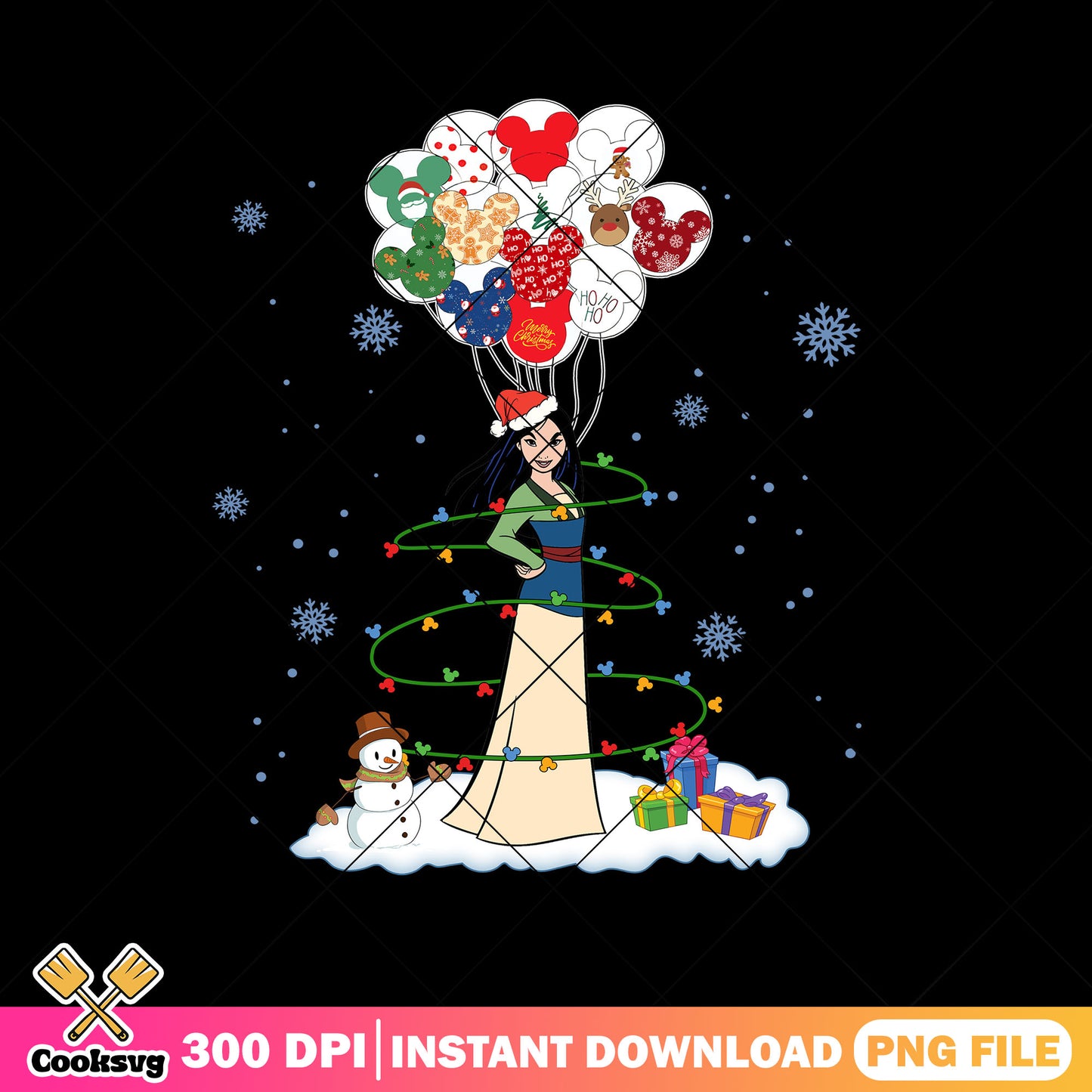 Mulan christmas stuff png, mulan 1998 png, merry christmas png