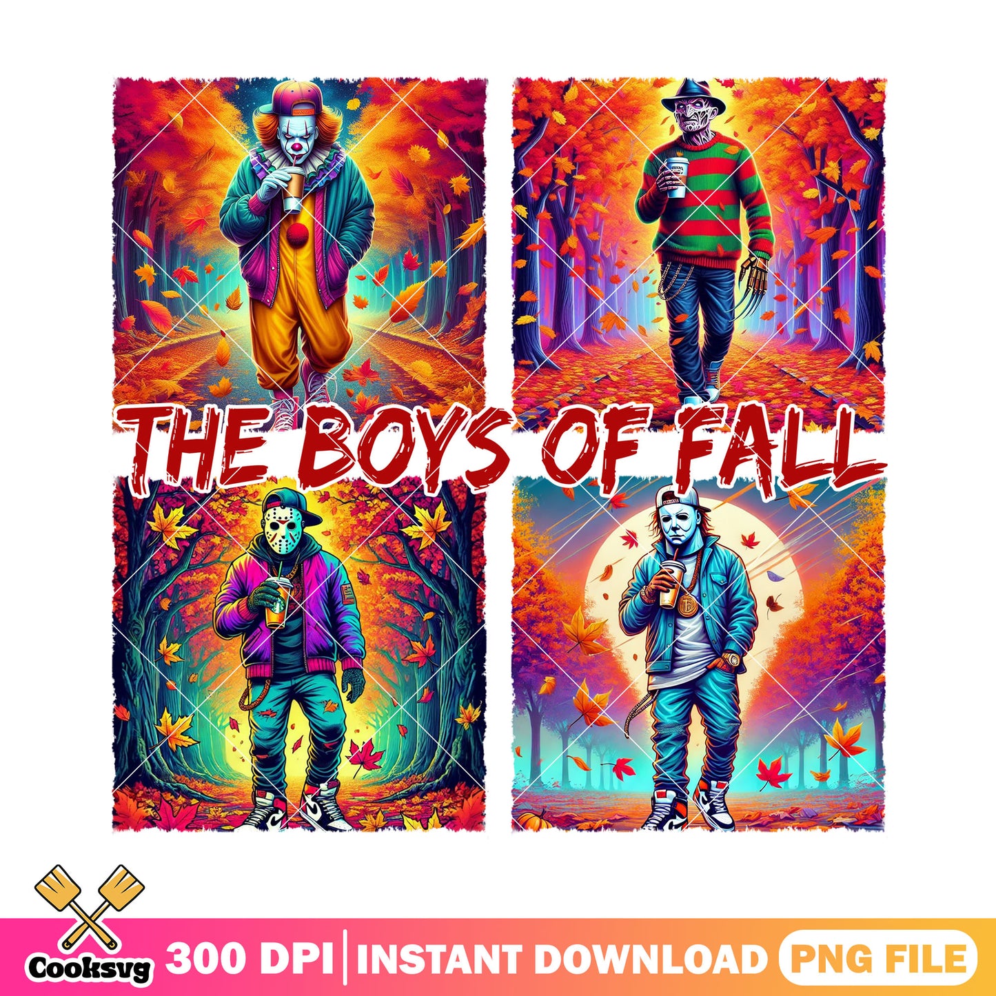 Murderers the boys of fall png, halloween day png, murderer art png