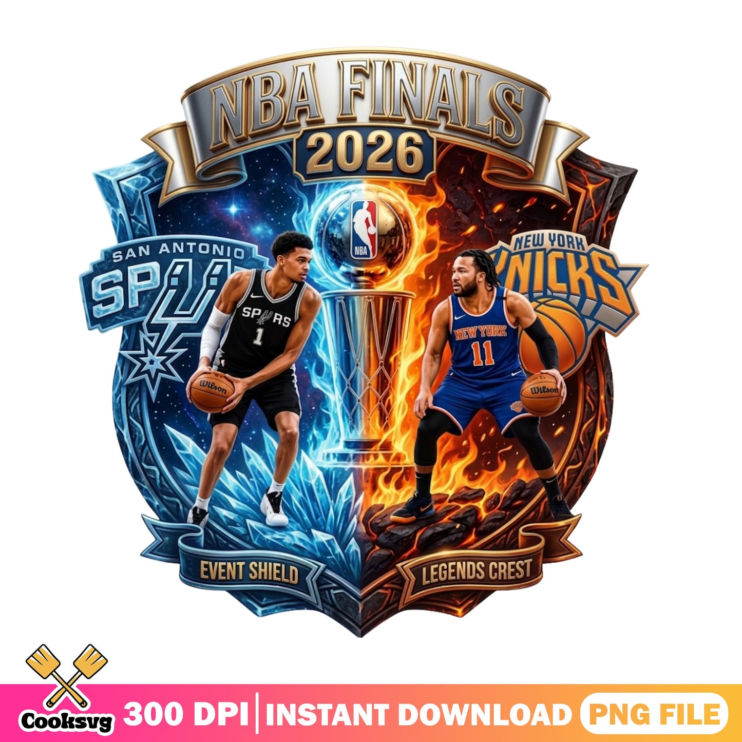 NBA Finals 2026 Spurs Vs Knicks PNG, Basketball PNG, NBA PNG