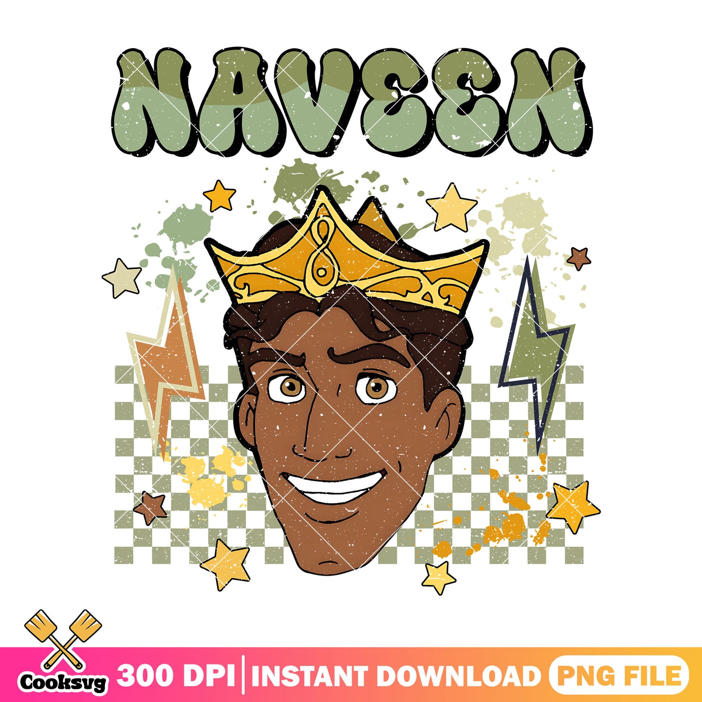 Naveen prince head vibes png, prince disney png, disney head png