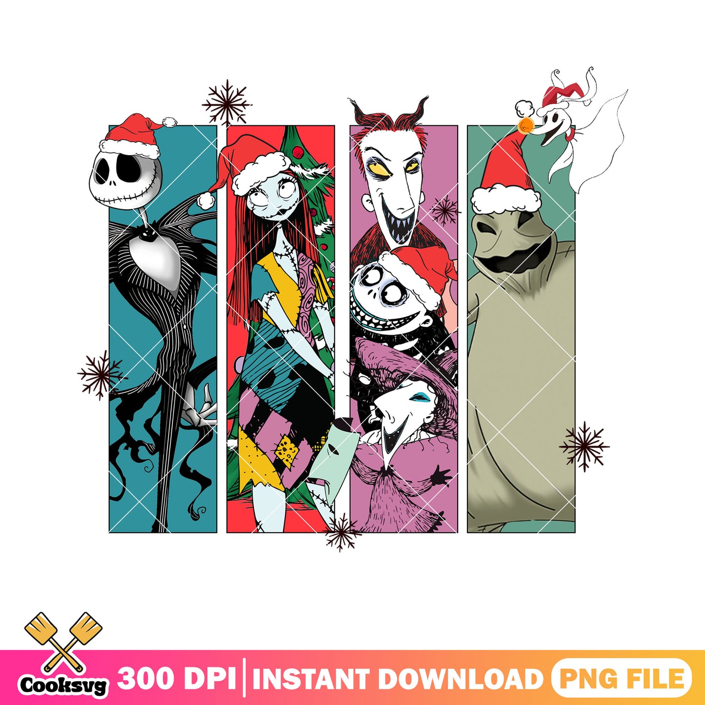 Nightmare before christmas png, holiday character png, skeleton png