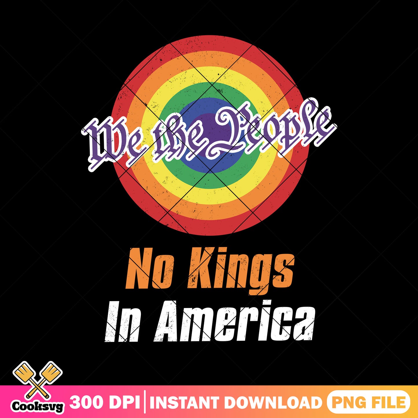 No kings america people colorful png, no kings day png, no kings png