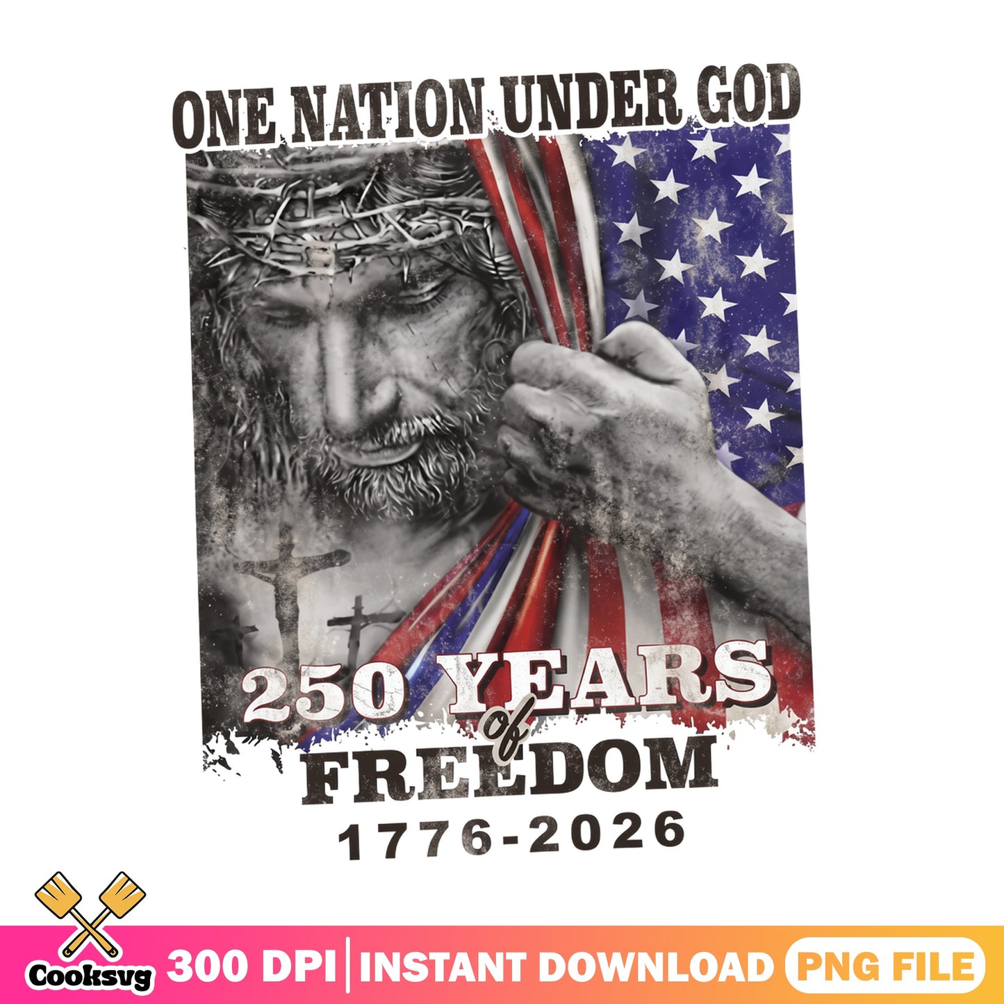 One Nation Under God PNG, 4th Of July PNG, Patriotic PNG