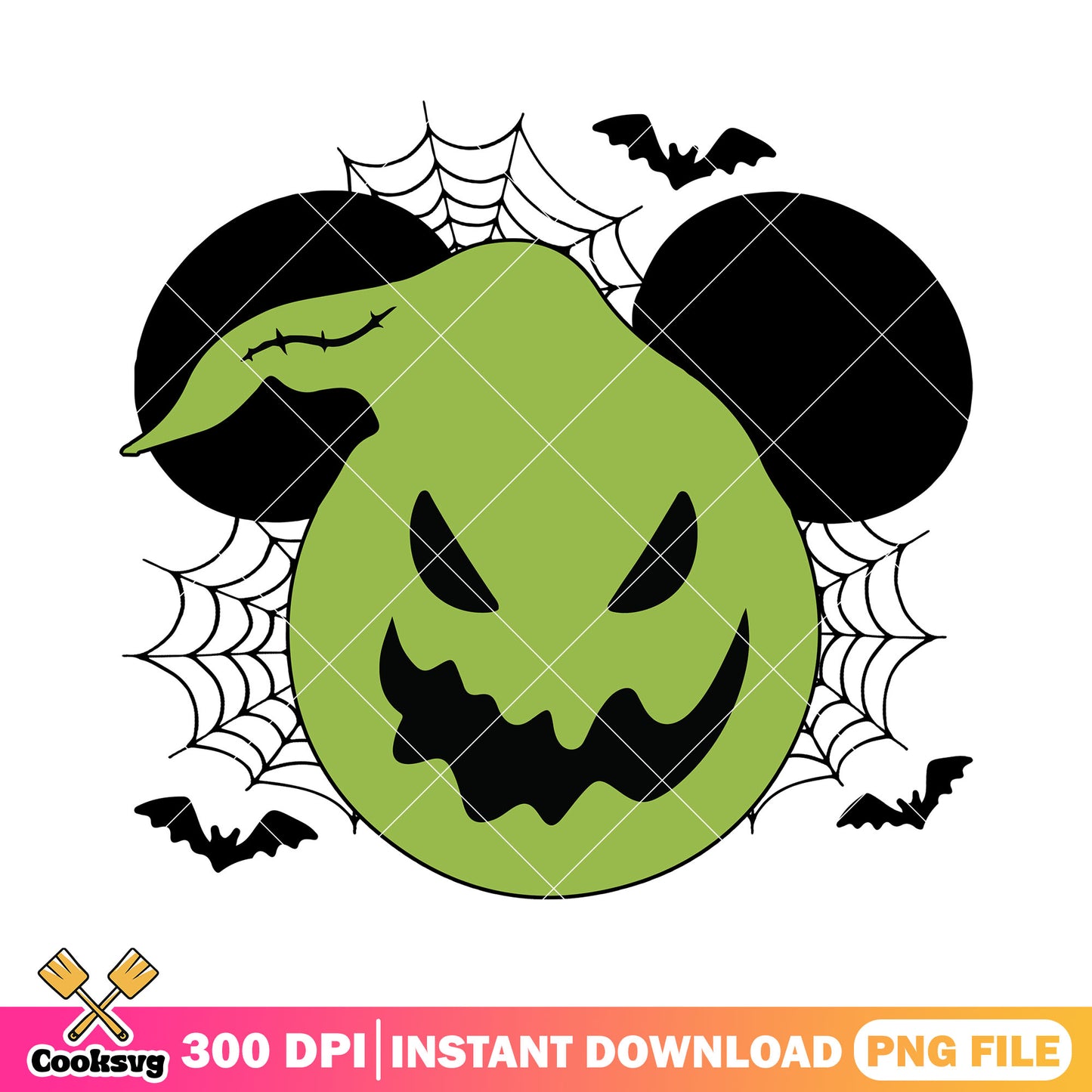 Oogie mickey head png, mickey head png, mickey halloween png
