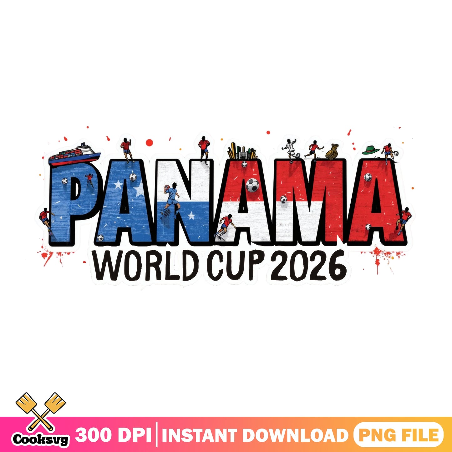 Panama World Cup 2026 PNG, Soccer Fan Shirt, Football PNG