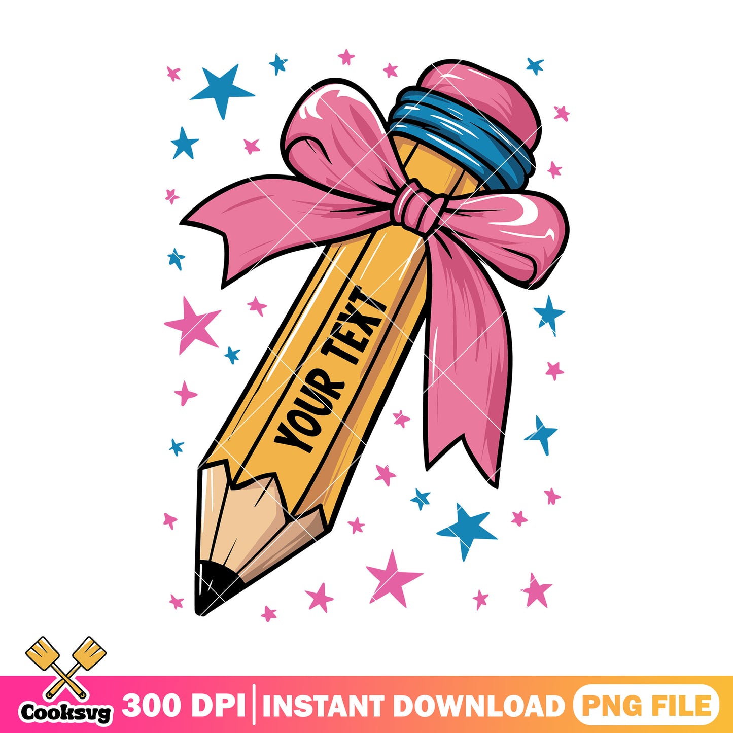 Pencil your text png, back to school idea png, big pencil png