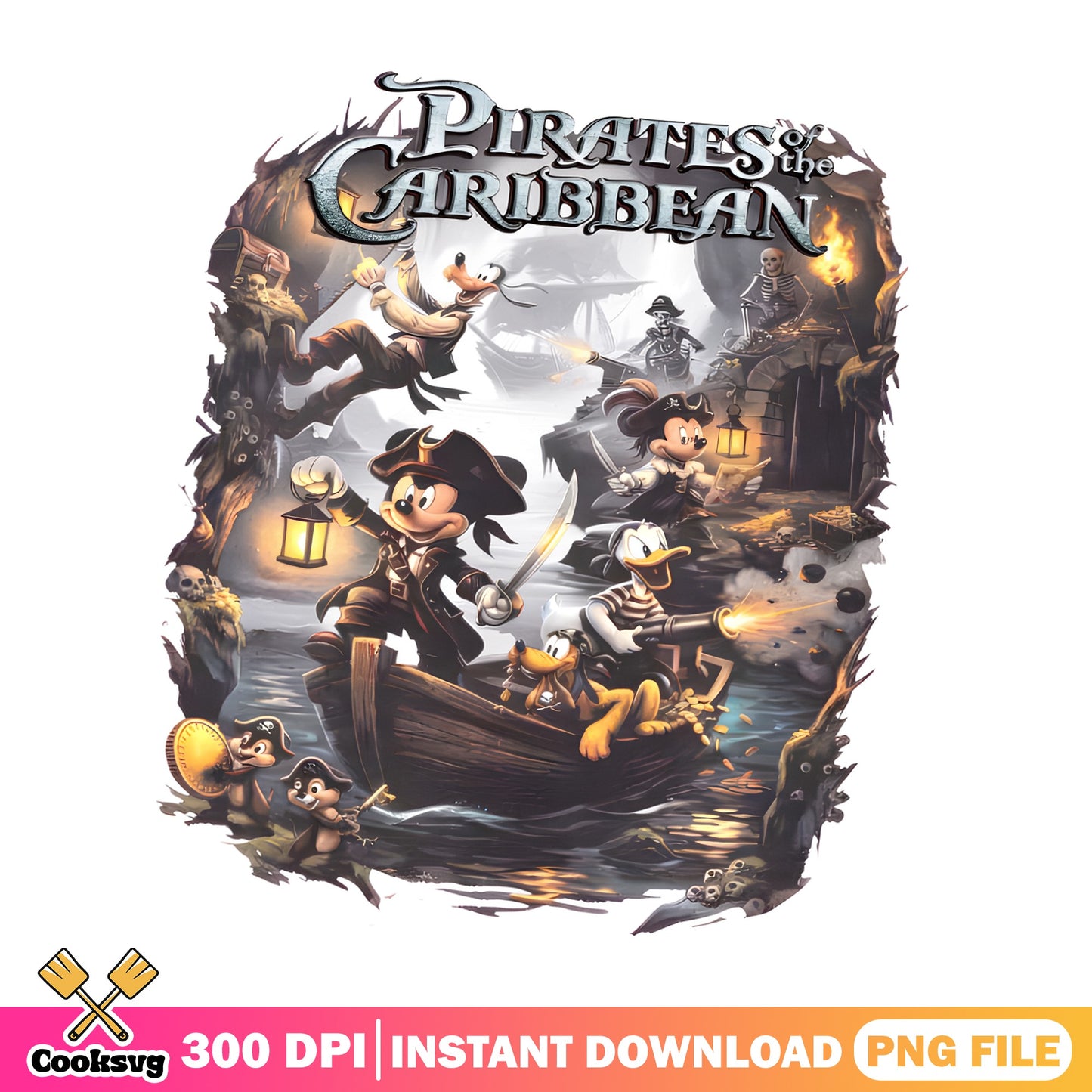 Pirates Of The Caribbean Mickey Mouse PNG, Disney PNG, Pirate Disney PNG