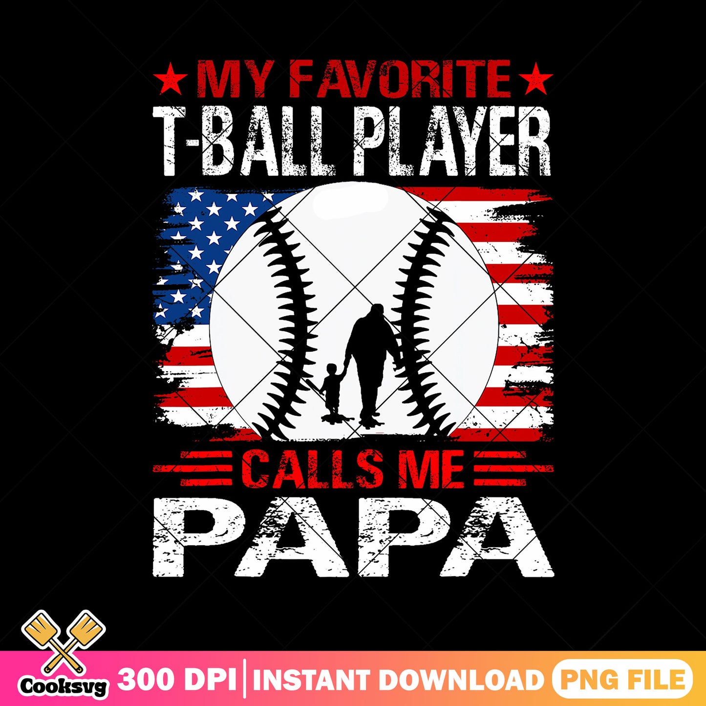 Player tball calls me papa png, fathers day png, best dad png