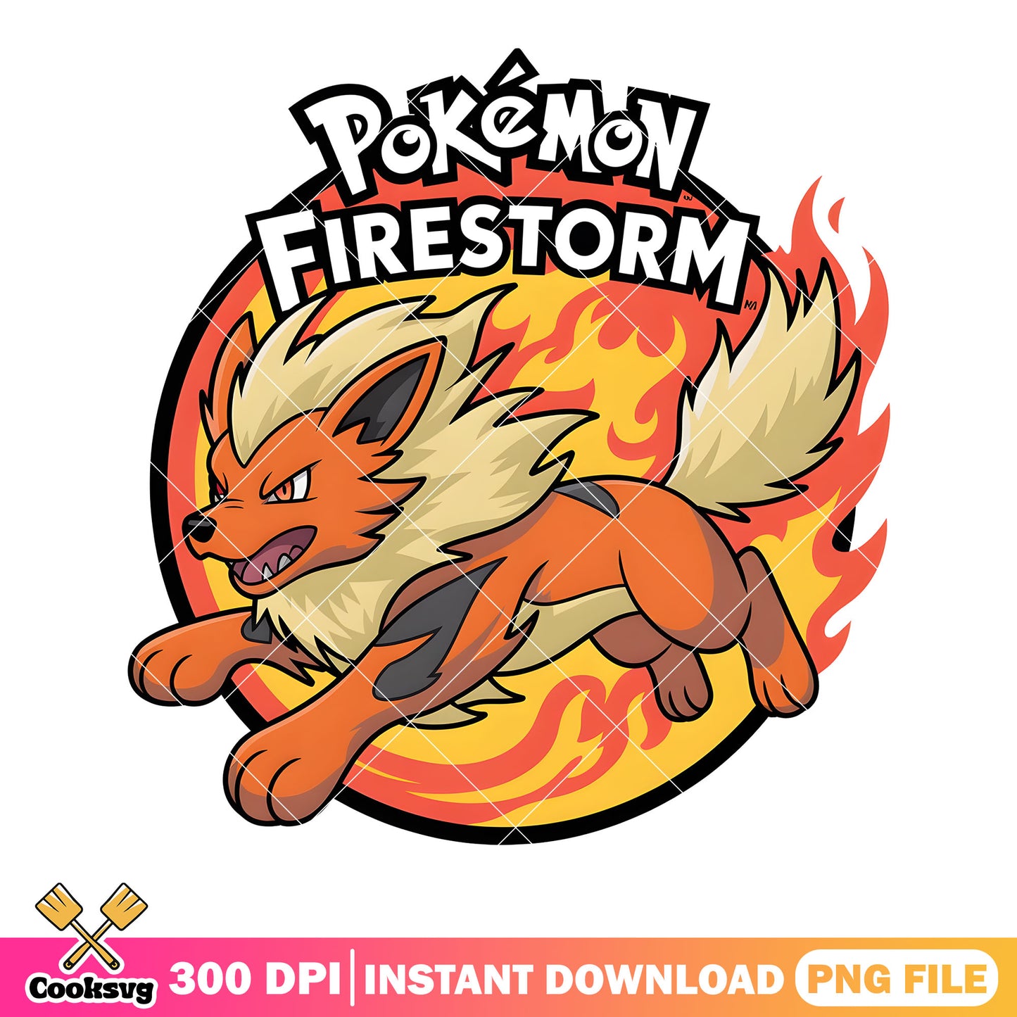 Pokemon firestorm png, pokemon Arcanine png, nintendo switch png