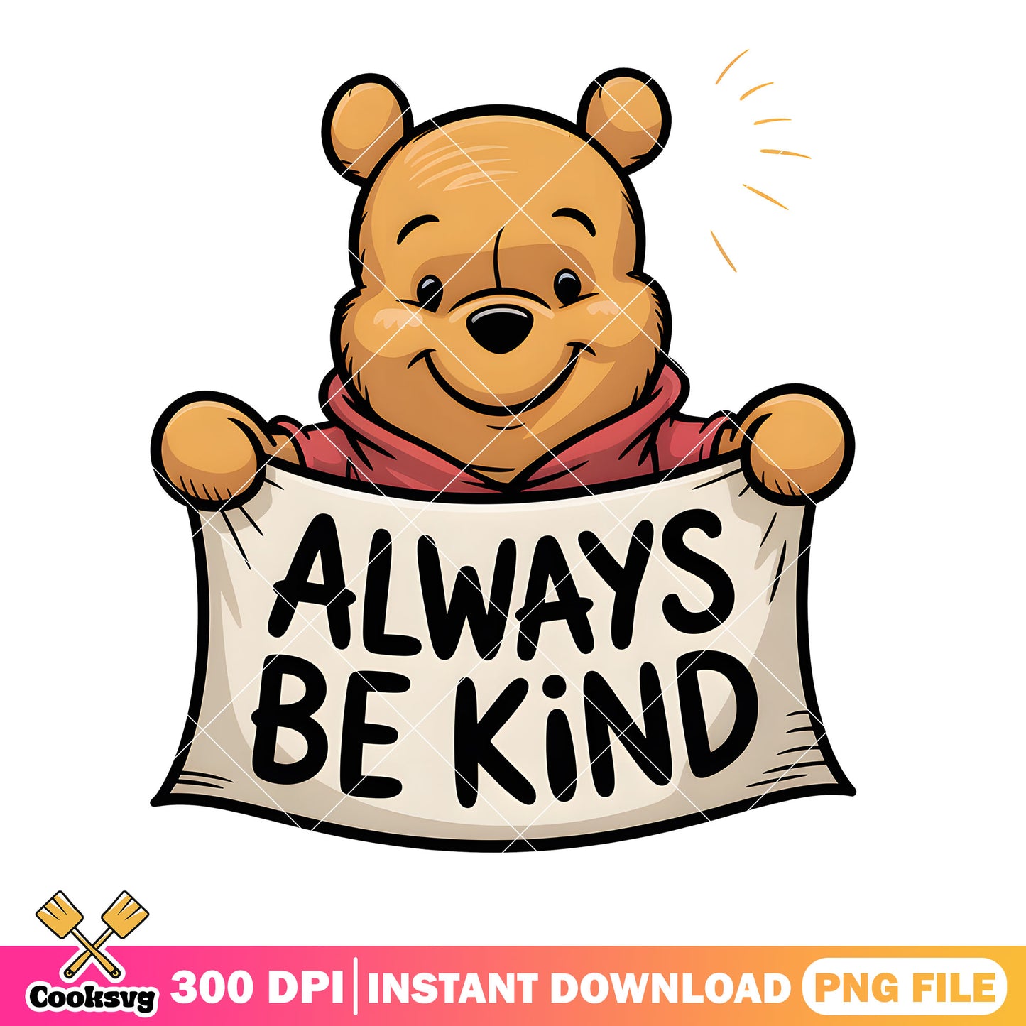 Pooh quotes poster png, disney pooh bear png, vintage pooh png