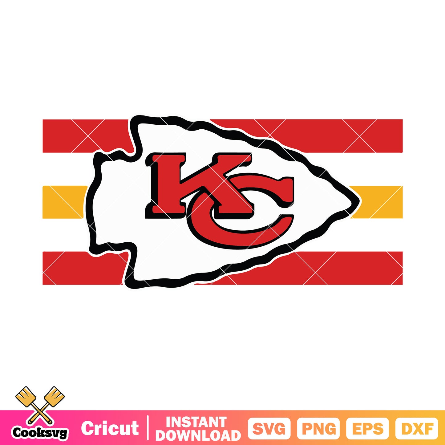Poster arrowhead kansas chiefs svg, nfl svg, kc chiefs svg