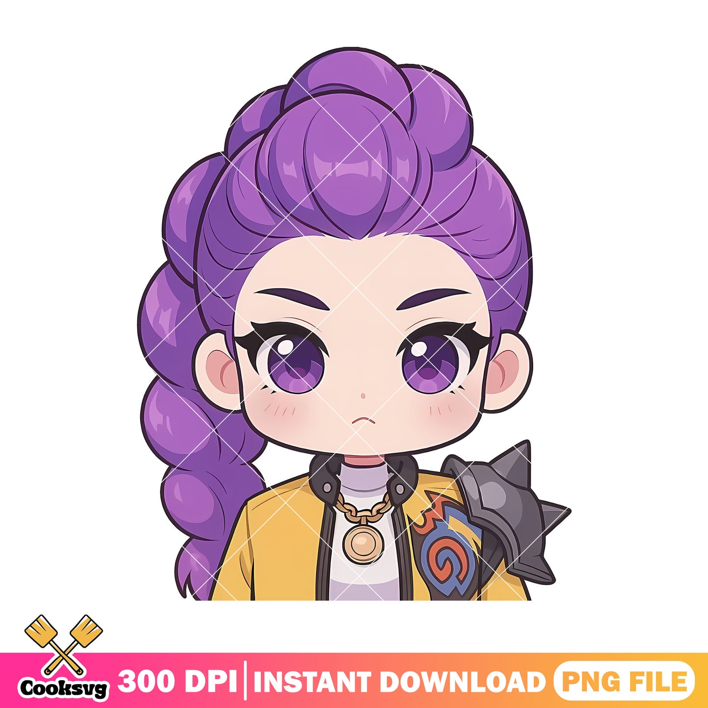 Pretty chibi rumi png, rumi huntrix png, kpop huntrix png