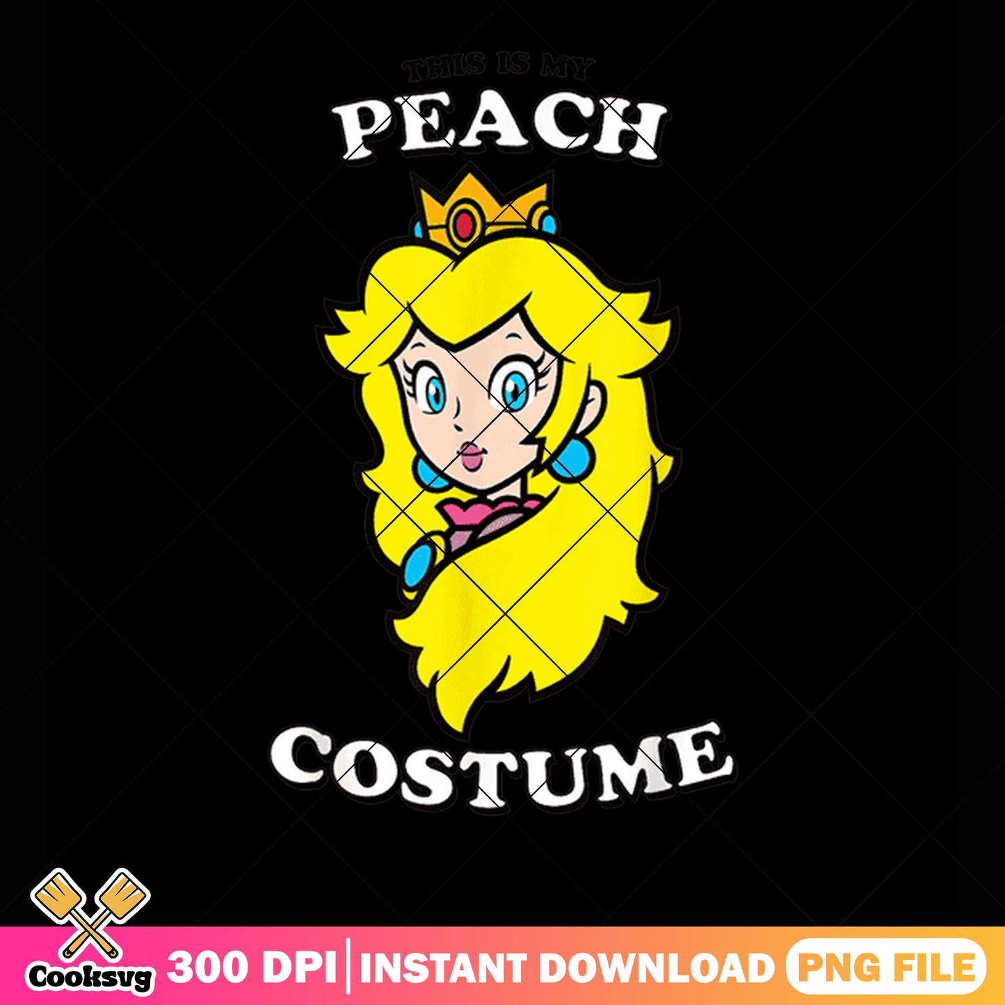 Pretty princess peach blond png, nintendo art png, mario video game png