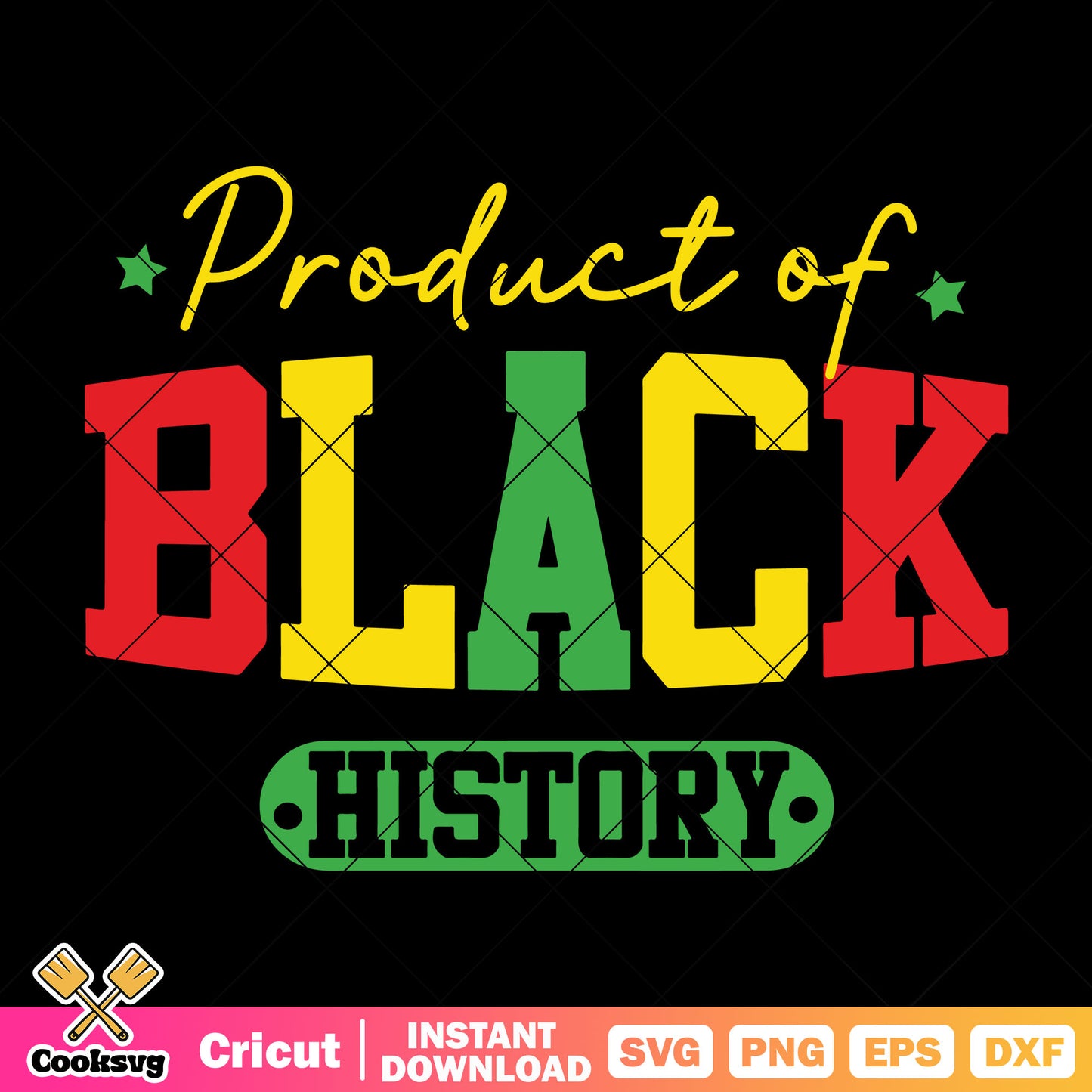 Product of black history svg design, black history of the month svg