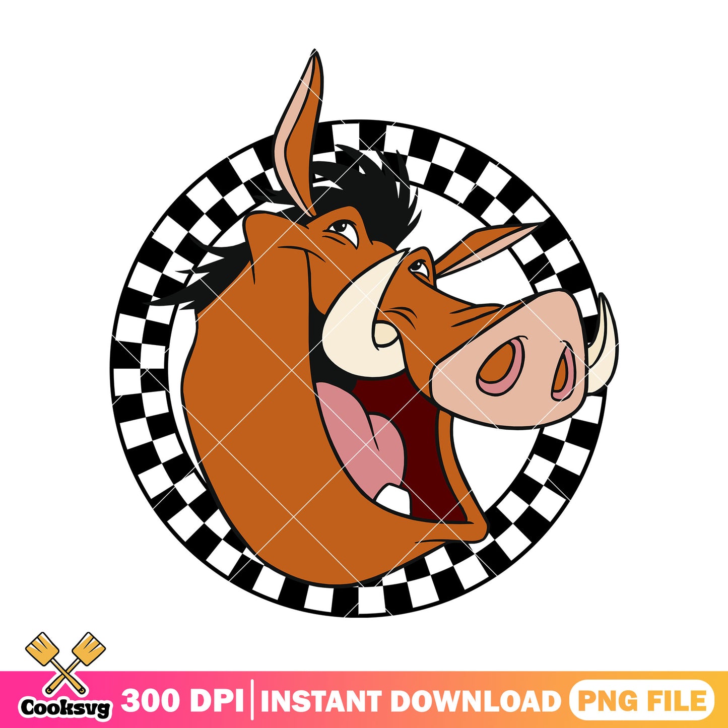 Pumbaa head circle disney png, disney pumbaa png, lion king disney png