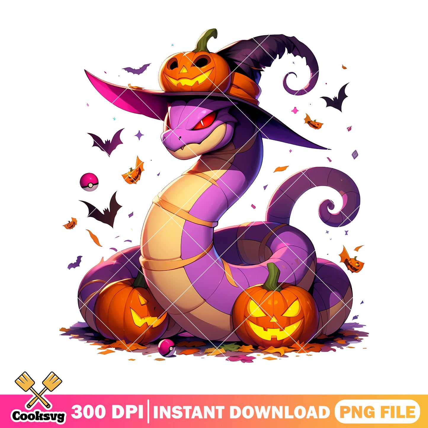 Purple Snake Pokemon png, snake costume png, halloween png
