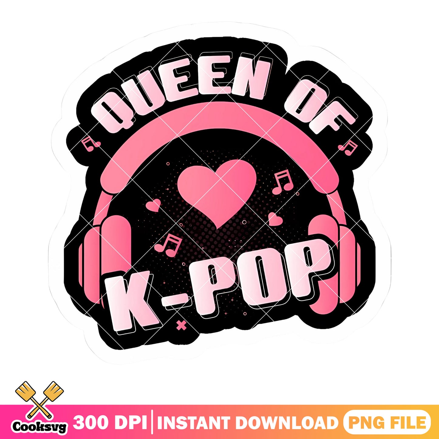 Queen of kpop anime png, poster queen kpop png, kpop poster anime png