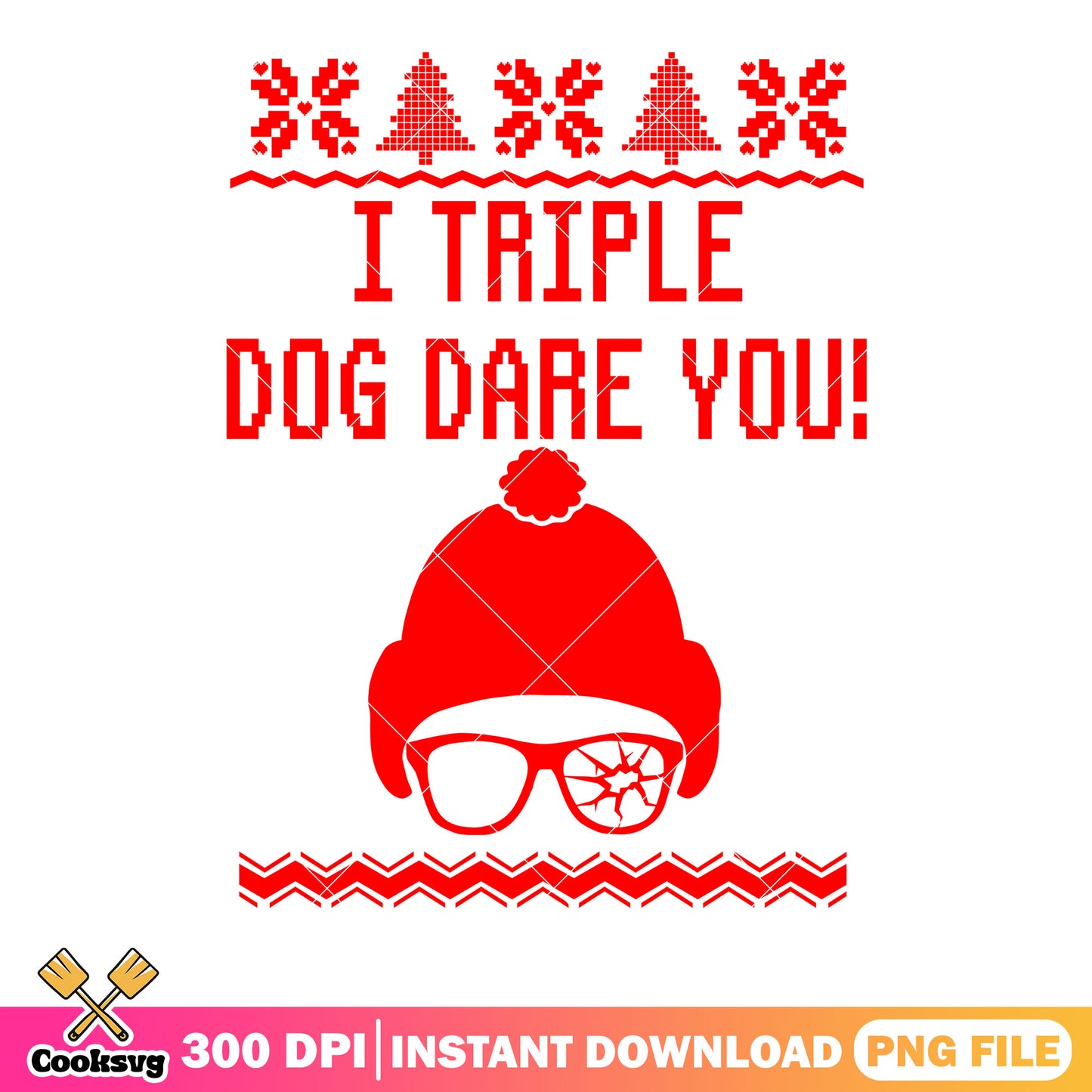 Red christmas poster png, a christmas story png, christmas cards png