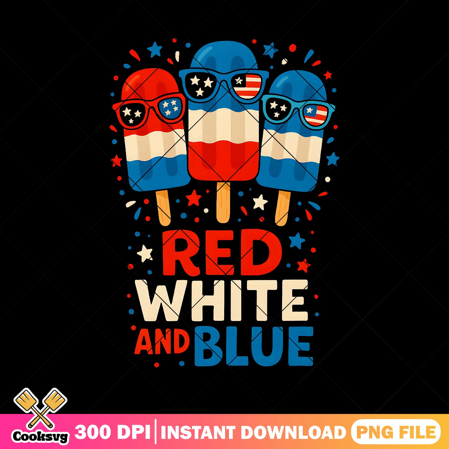 Red white blue america cream png, red white america png, ice cream near me png