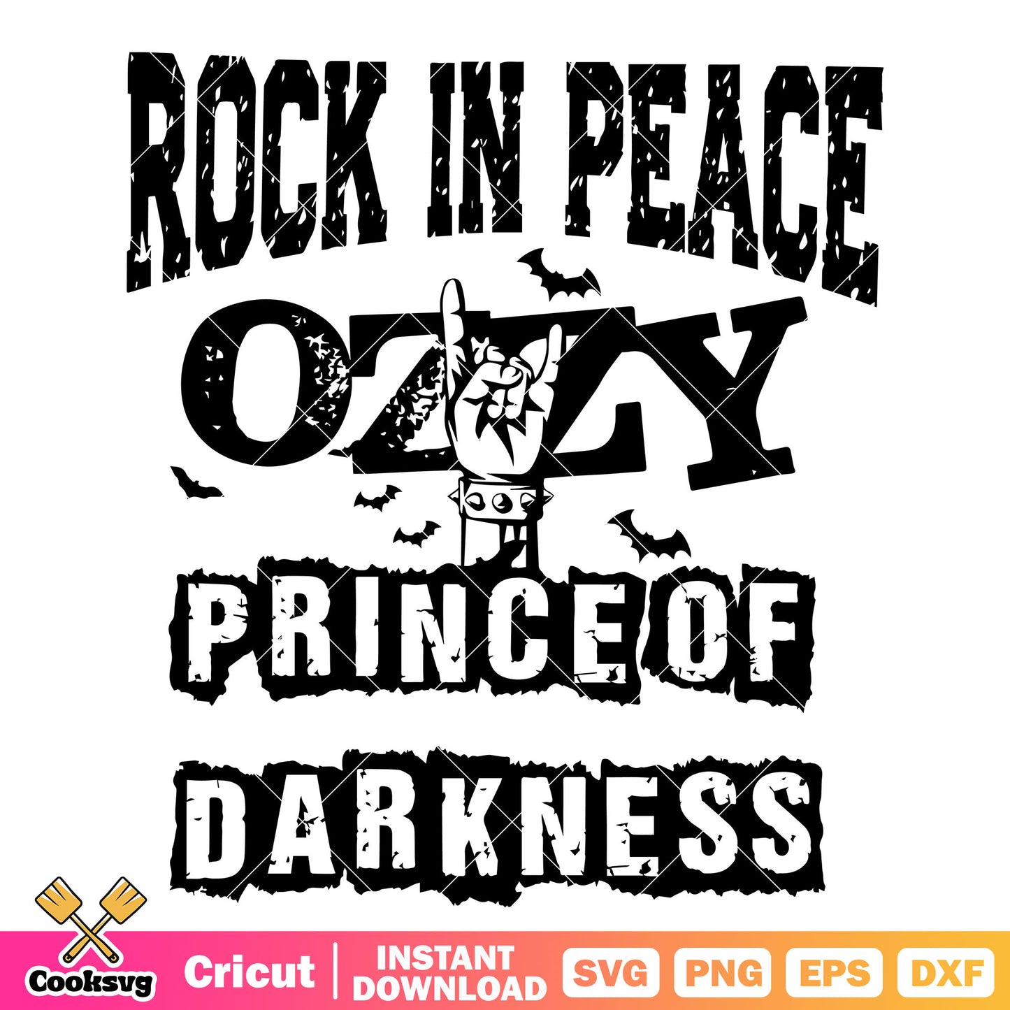 Rock in peace ozzy svg, ozzy osbourne svg, ozzy osbourne 2025 svg