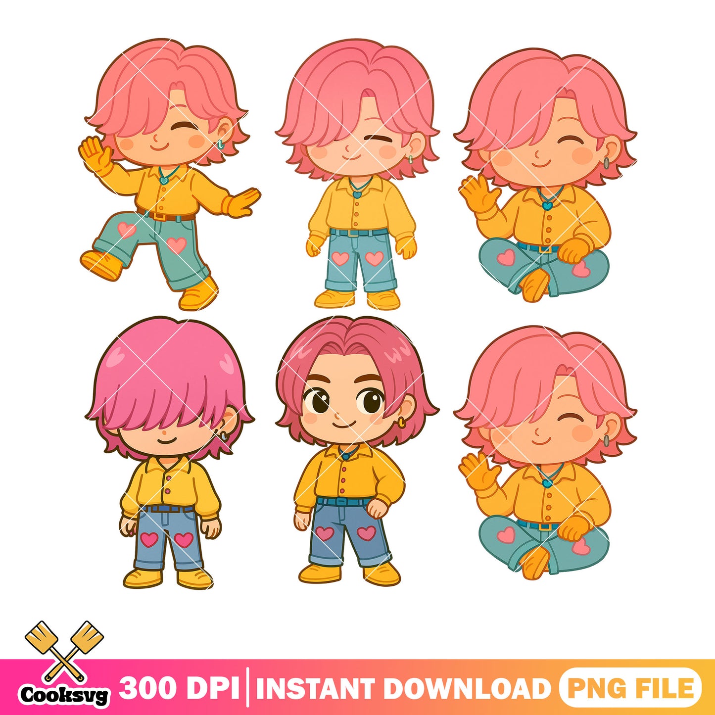 Romance pose png bundle, romance kpop png, saja boys band png