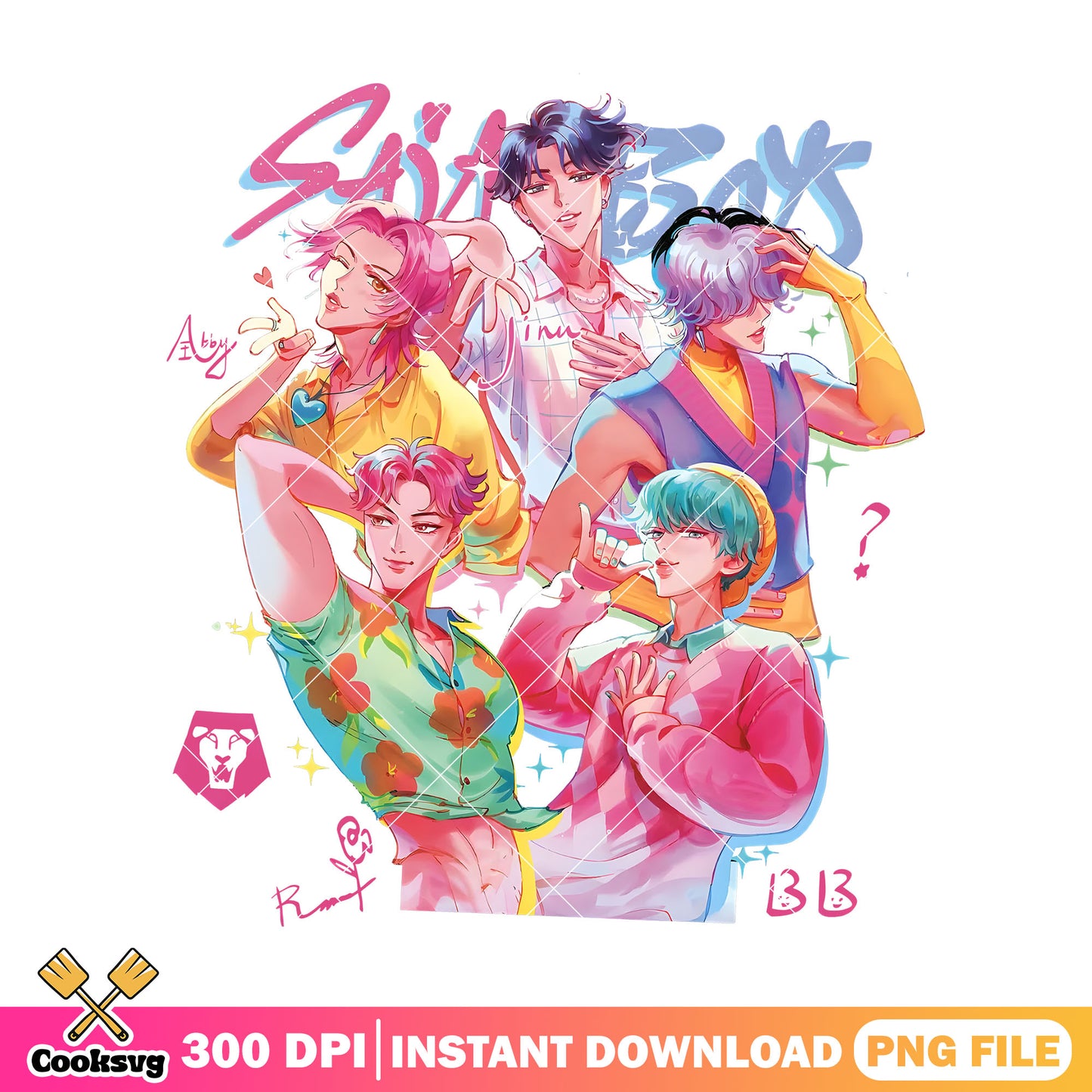 Romance pose saja boys png, romance saja png, love saja boys png