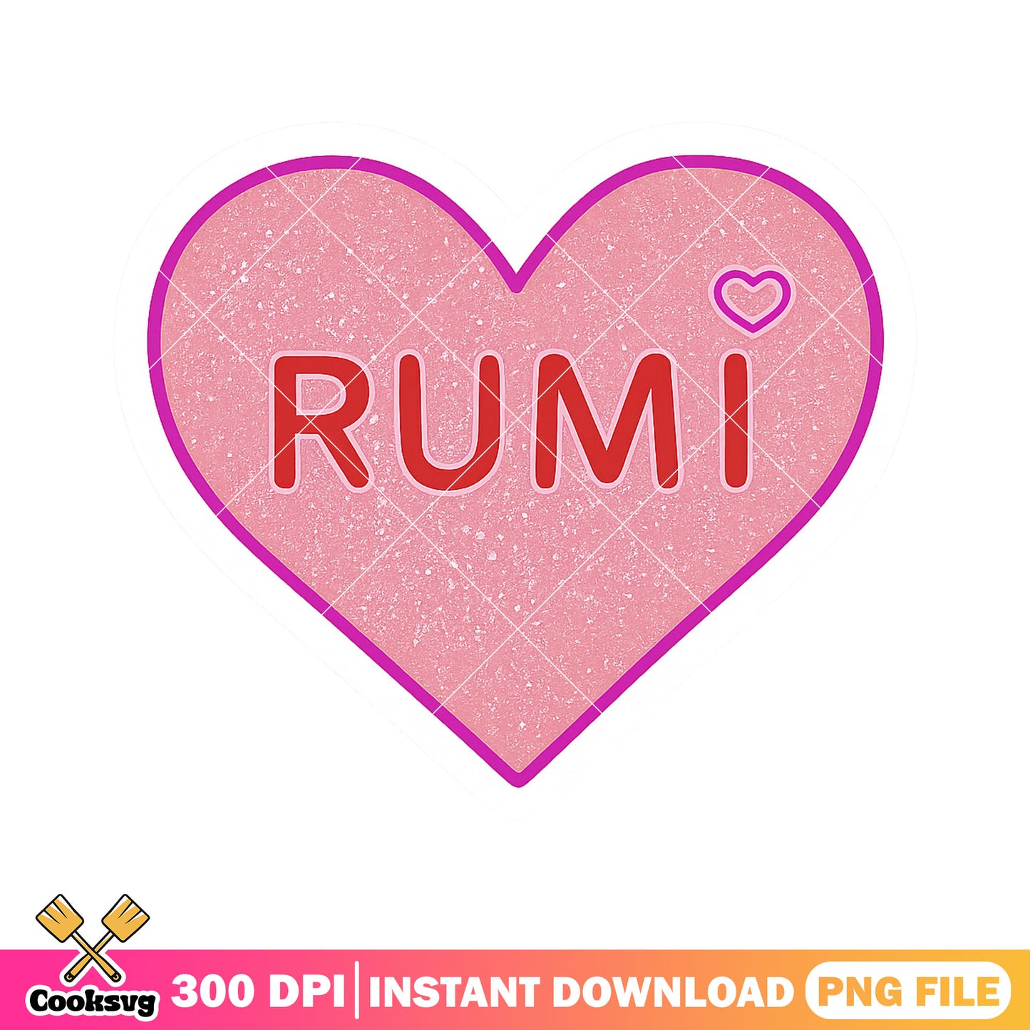 Rumi love png, rumi huntrix png, huntrix kpop png