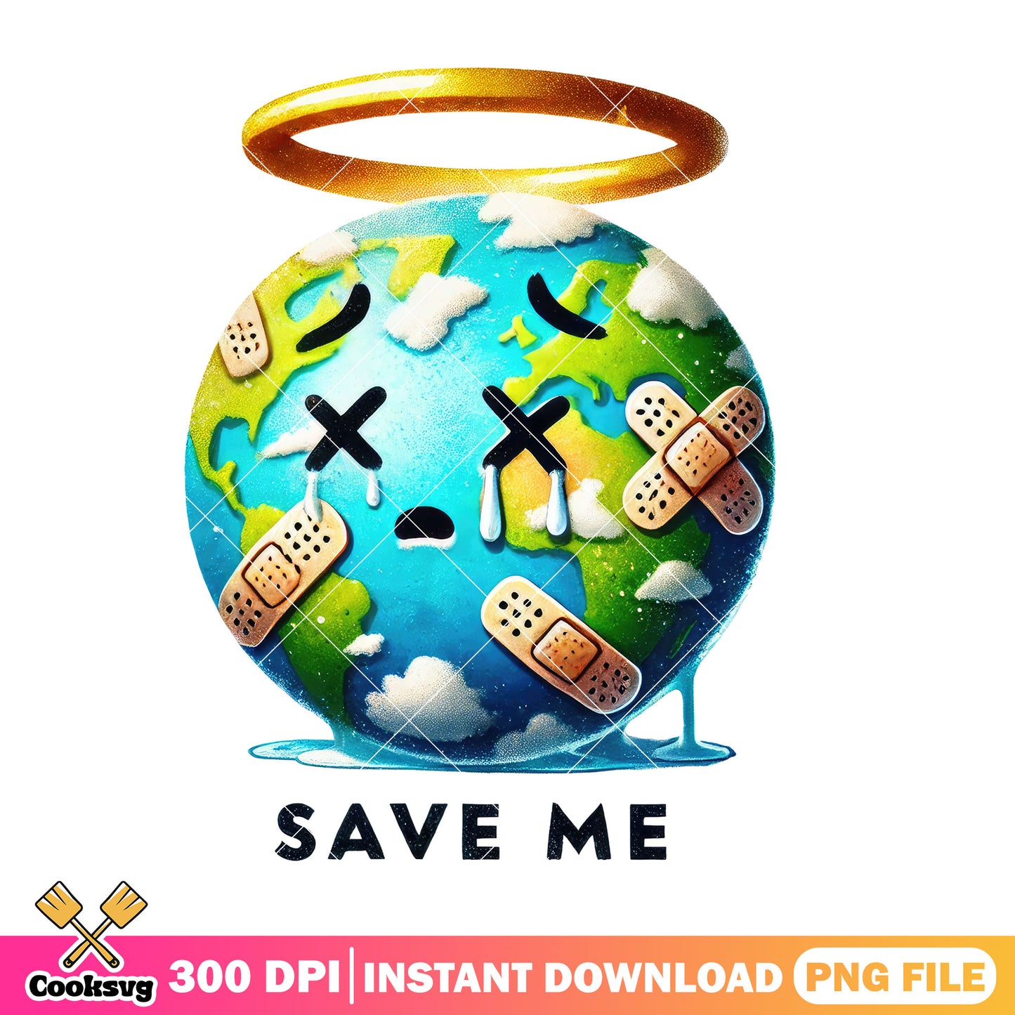Sad global earth design png, google earth day quiz png