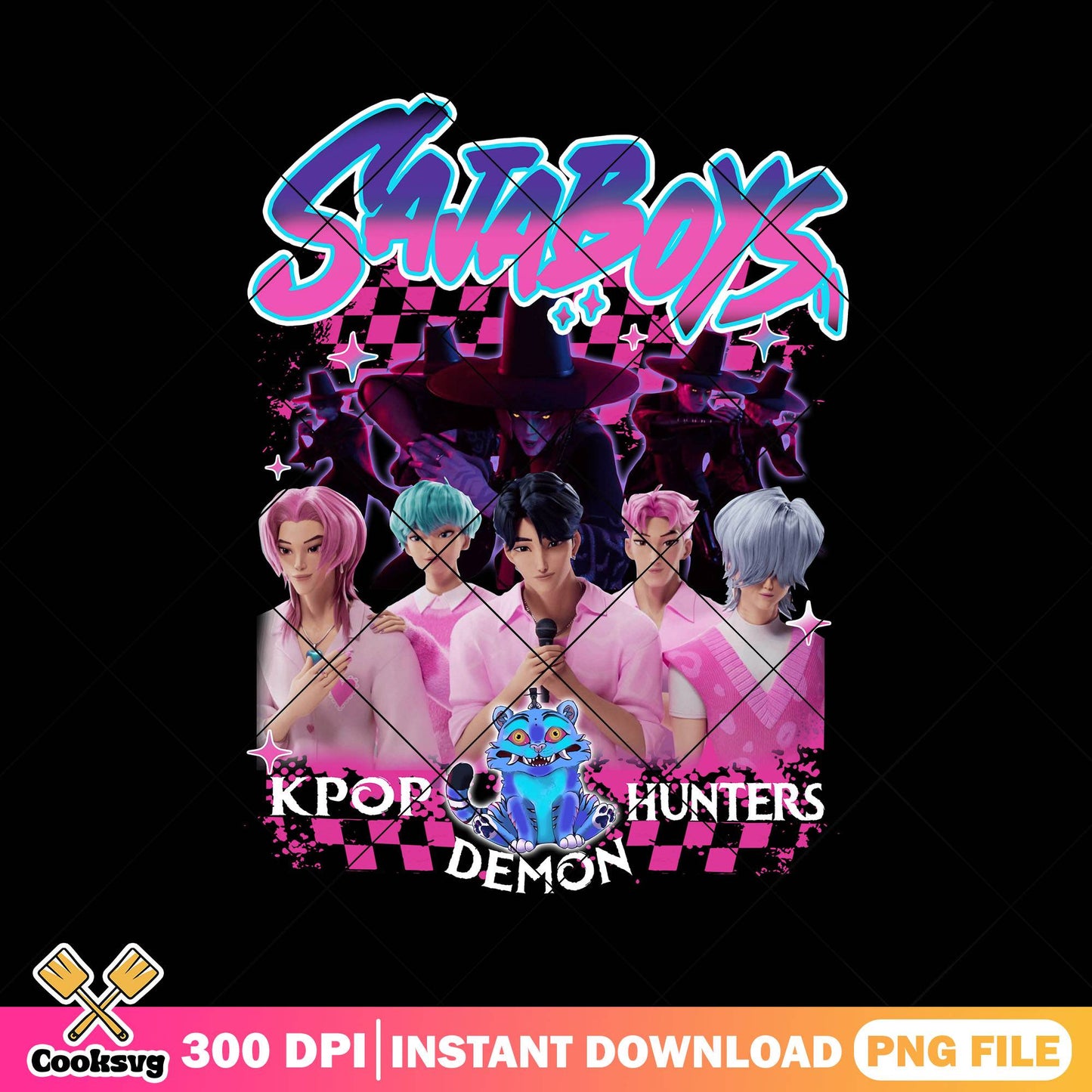 Saja boys demon hunters png, saja boys png, Kpop movie png