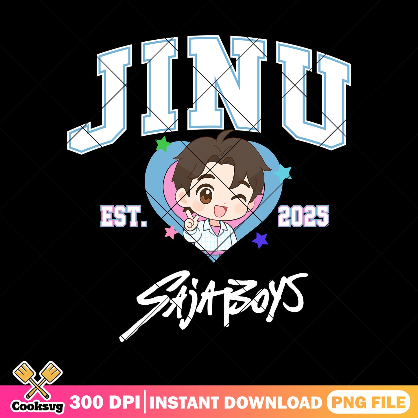 Saja boys est 2025 jinu png, jinu saja png, saja boys band png