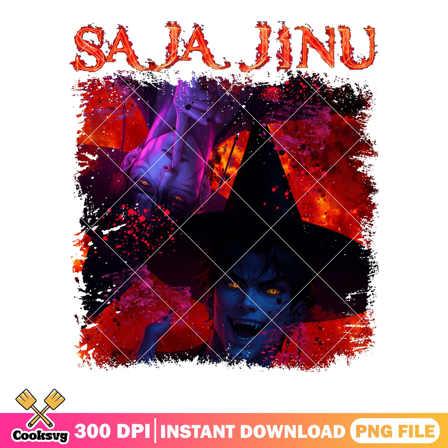 Saja jinu fire demon png, kpop demon hunters png, huntrix kpop png