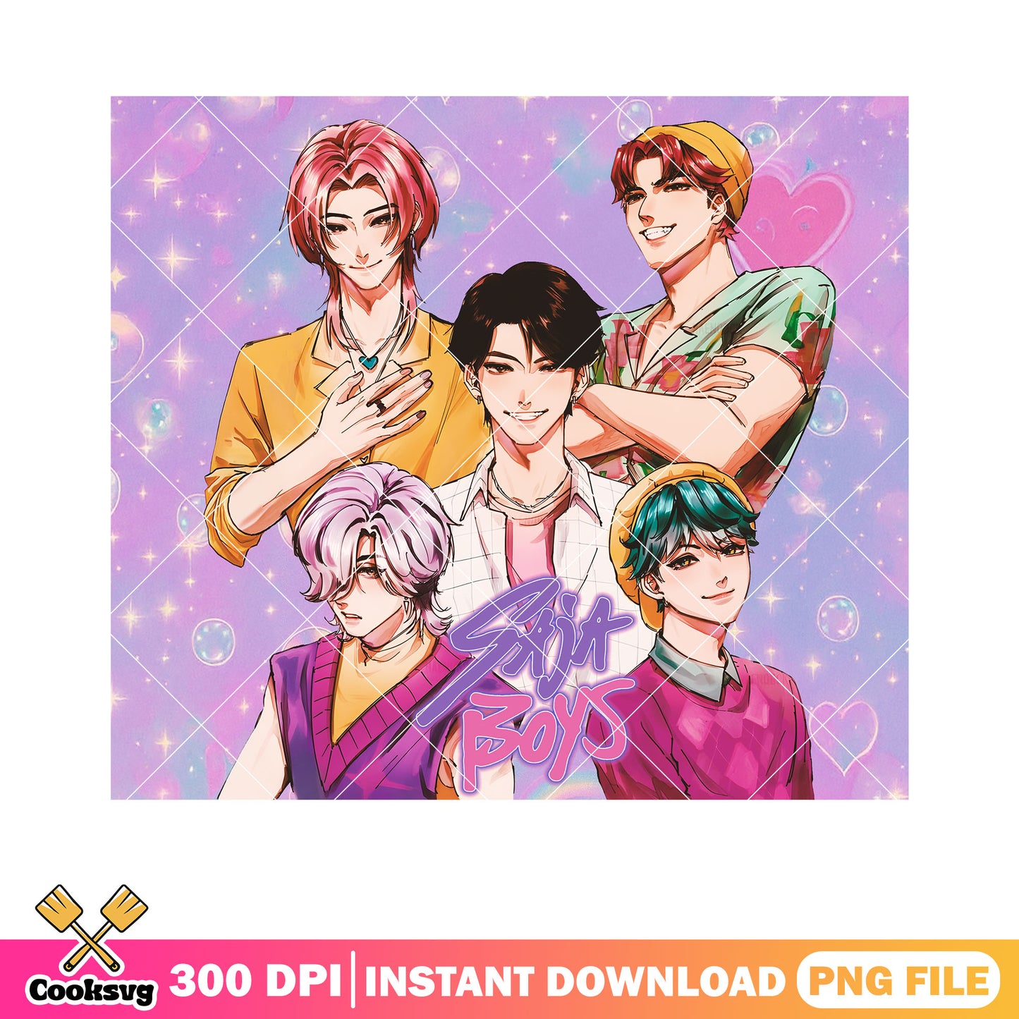 Saja kpop boys love png, saja boys png, saja boys band png