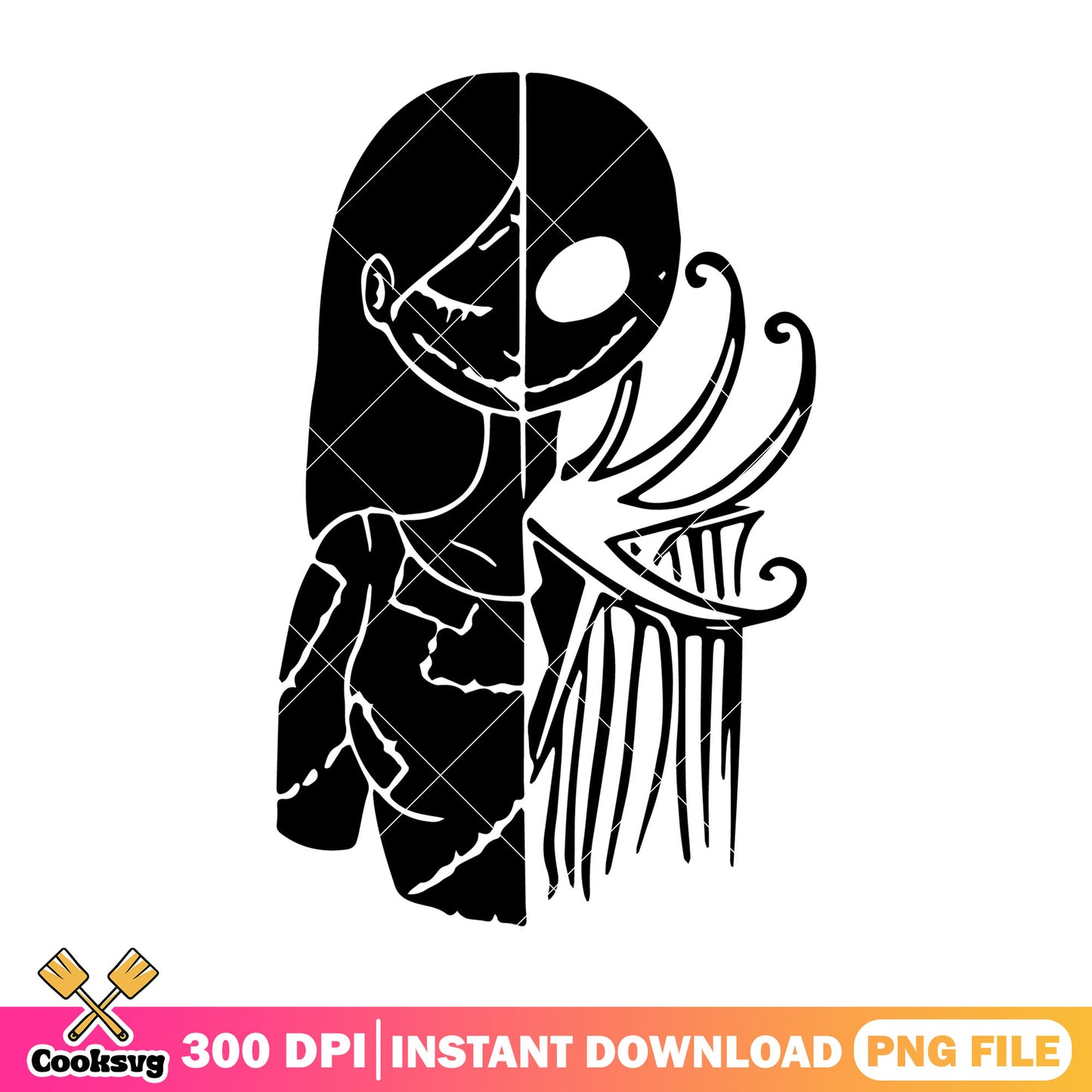 Sally horror design png, halloween disney png, cartoon daisy png