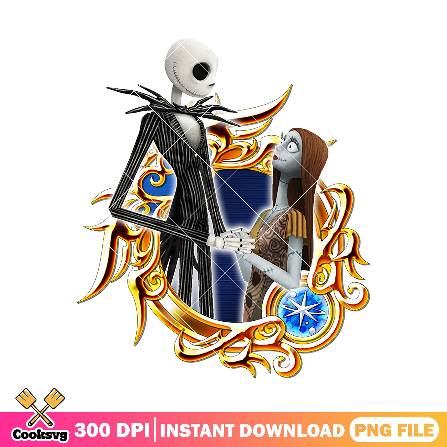 Sally loves jack design png, jack skellington png, halloween spirit png