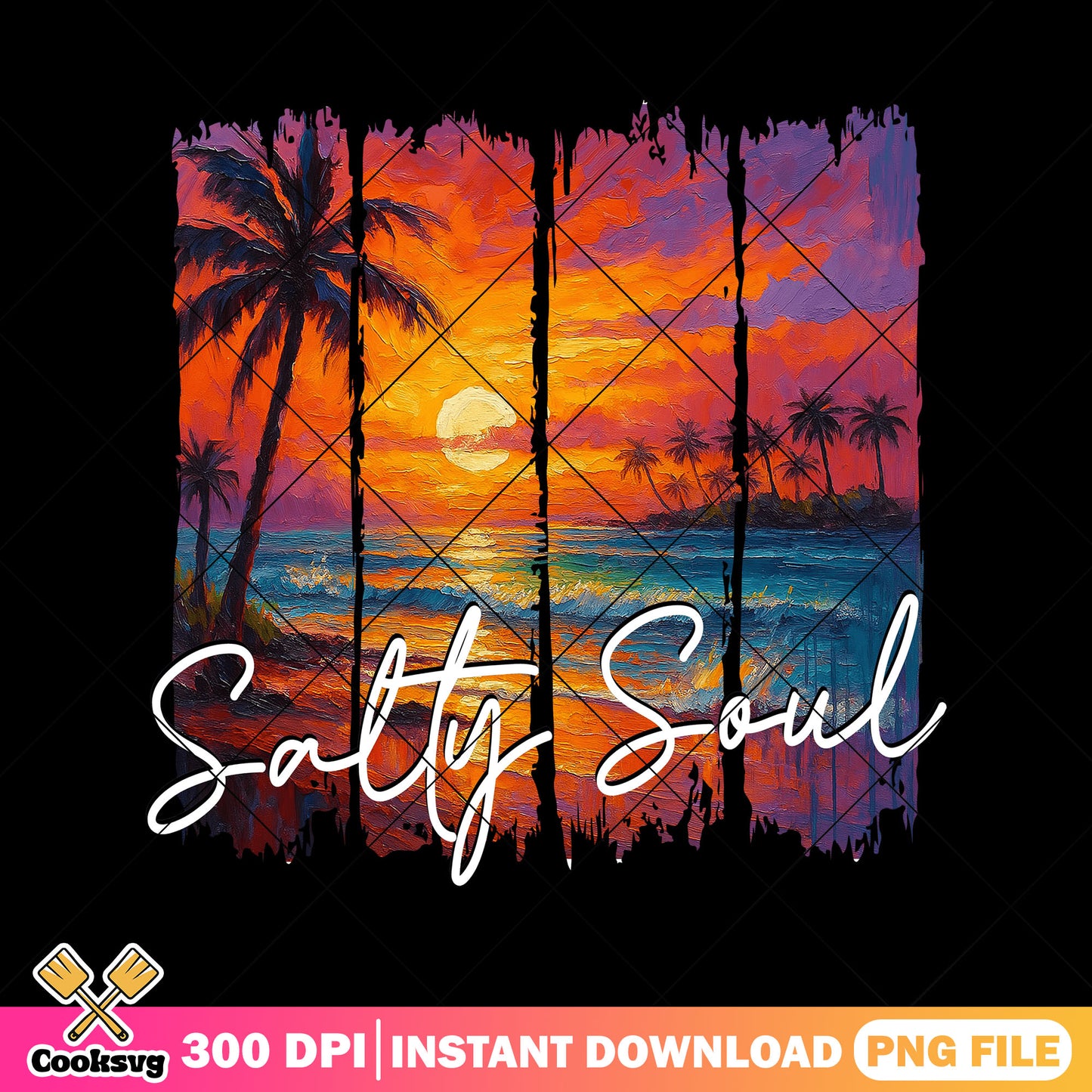 Salty soul beach ocean file png, salty soul png, summer beach png