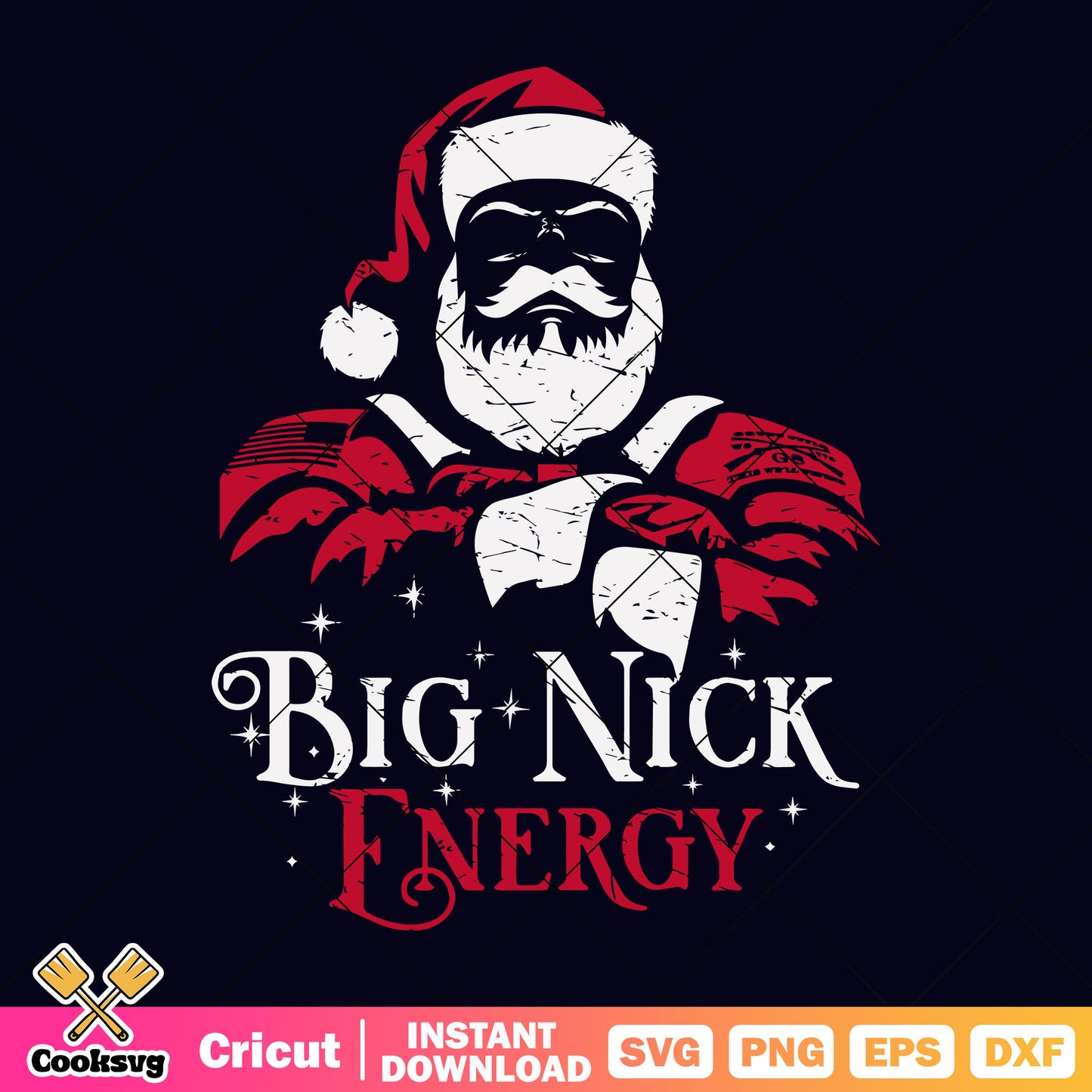 Santa claus christmas big nick energy svg, big nick energy svg