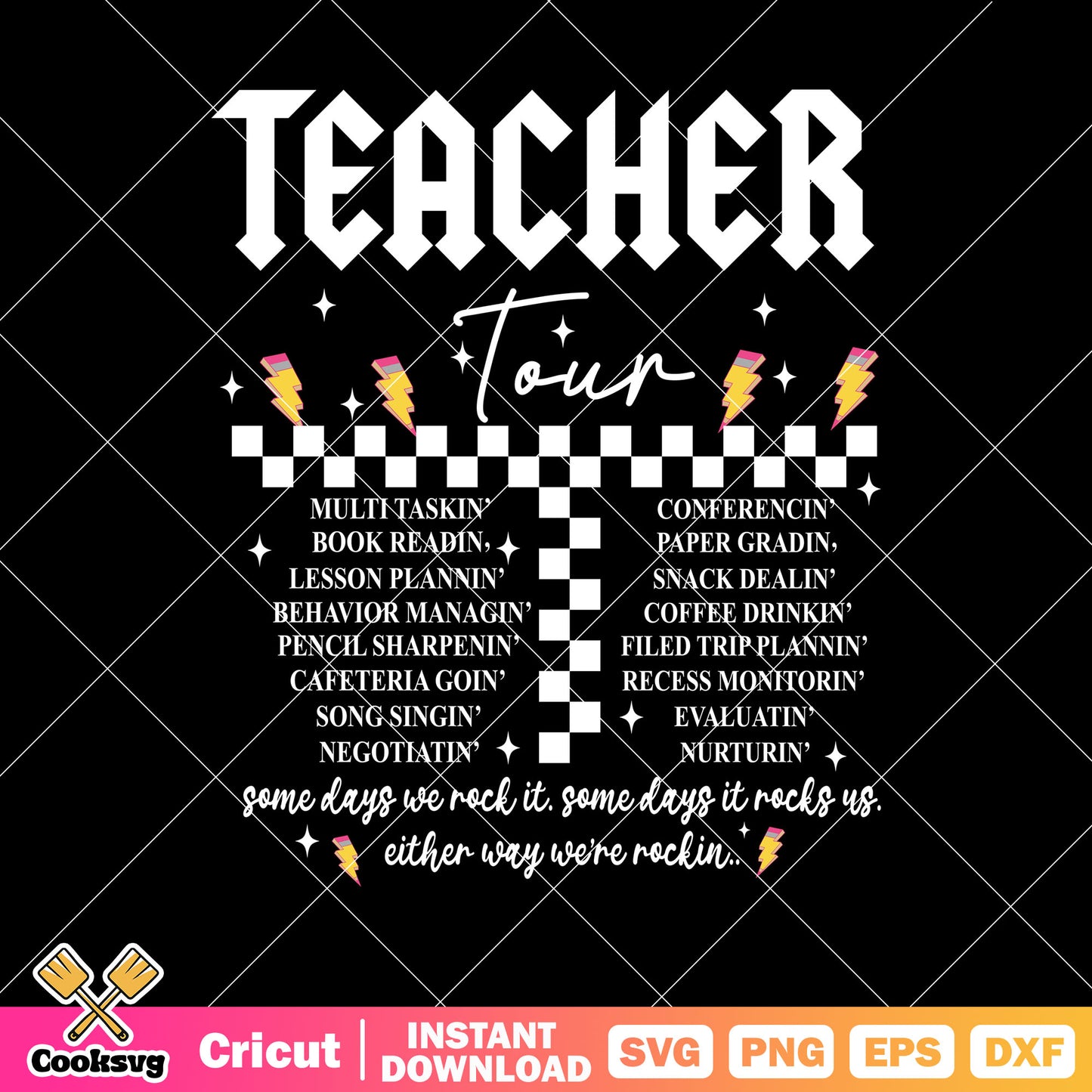 School teacher tour list svg, teacher tours svg, back to school svg