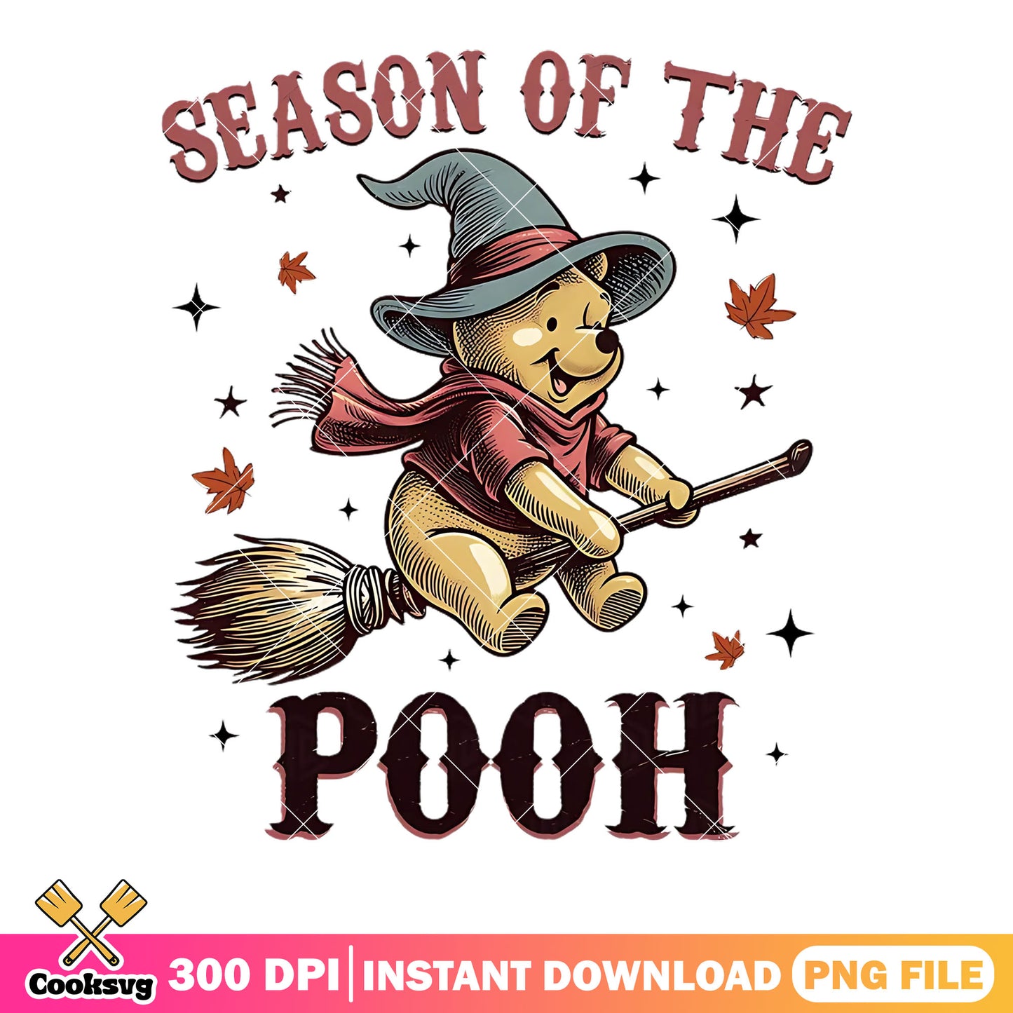 Season of the Pooh png, disney halloween png, trick or treat png