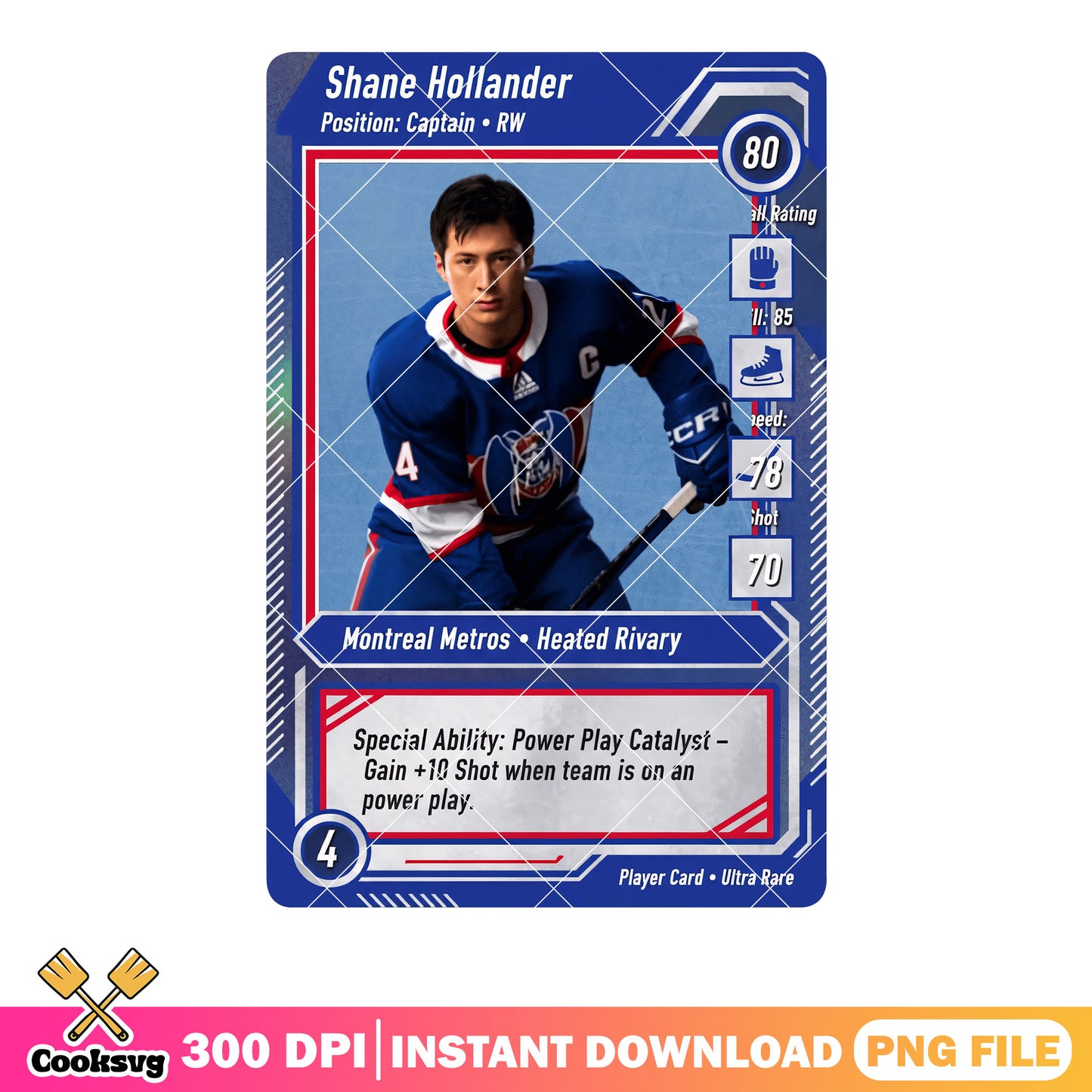 Shane Hollander hockey cards png, motreal metros png, hollanov png