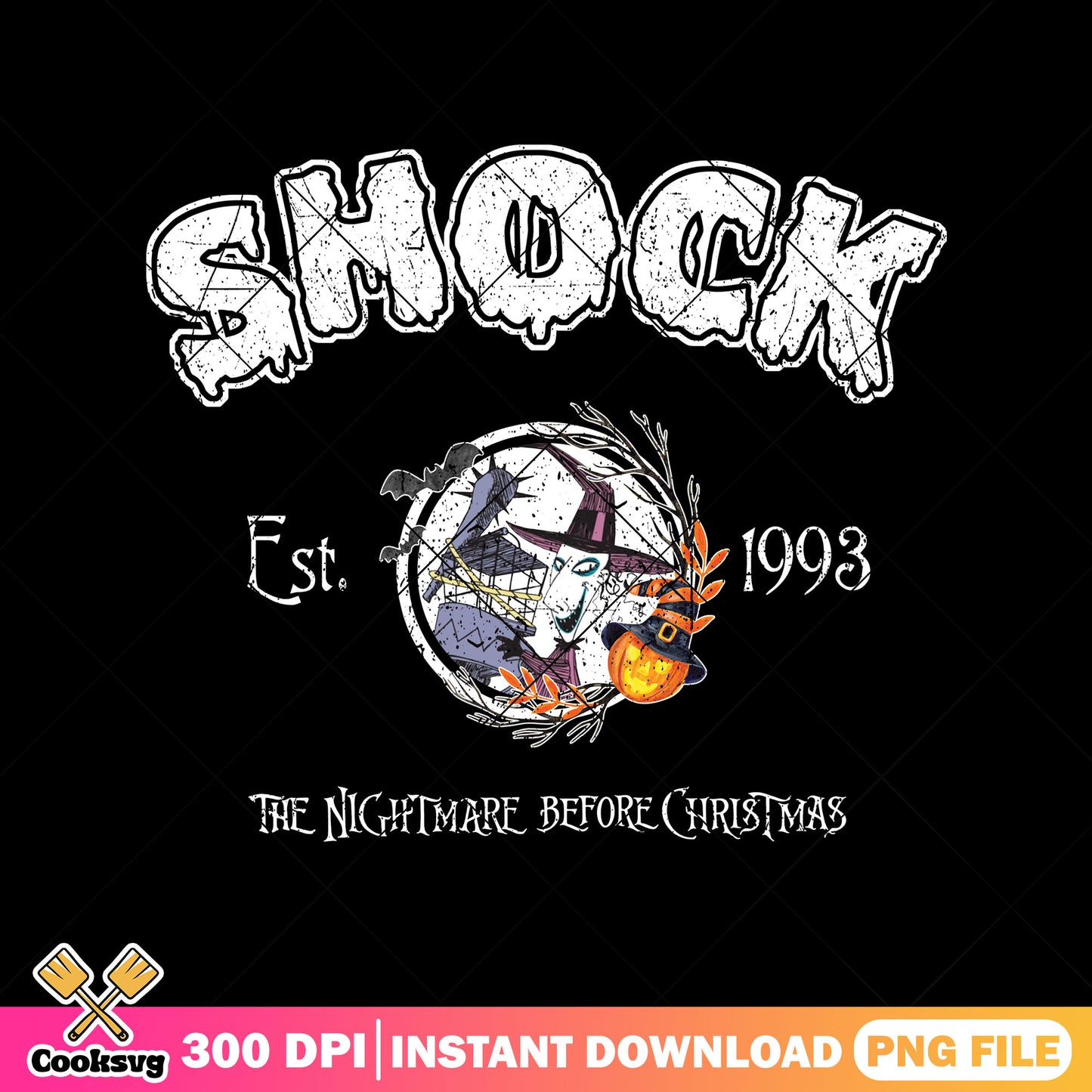 Shock est 1993 png, jack friends png, jack halloween png