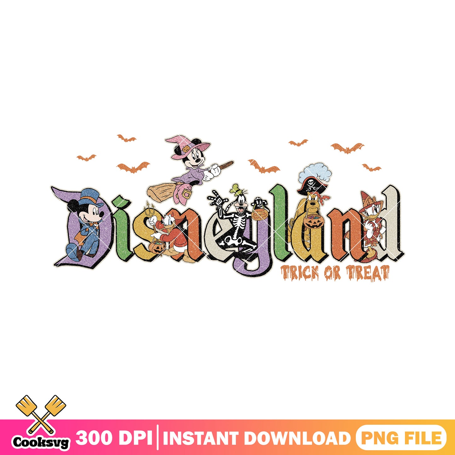 Silly mouse spooky disney png, disney land png, happy halloween png