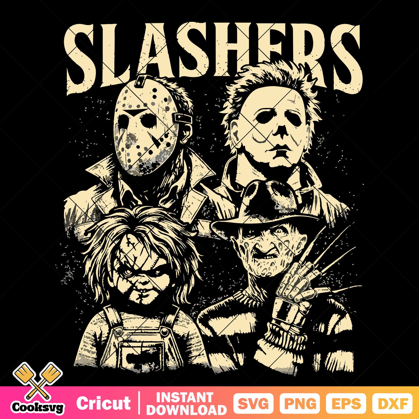 Slashers horror movies svg, horror movies svg, halloween horror svg