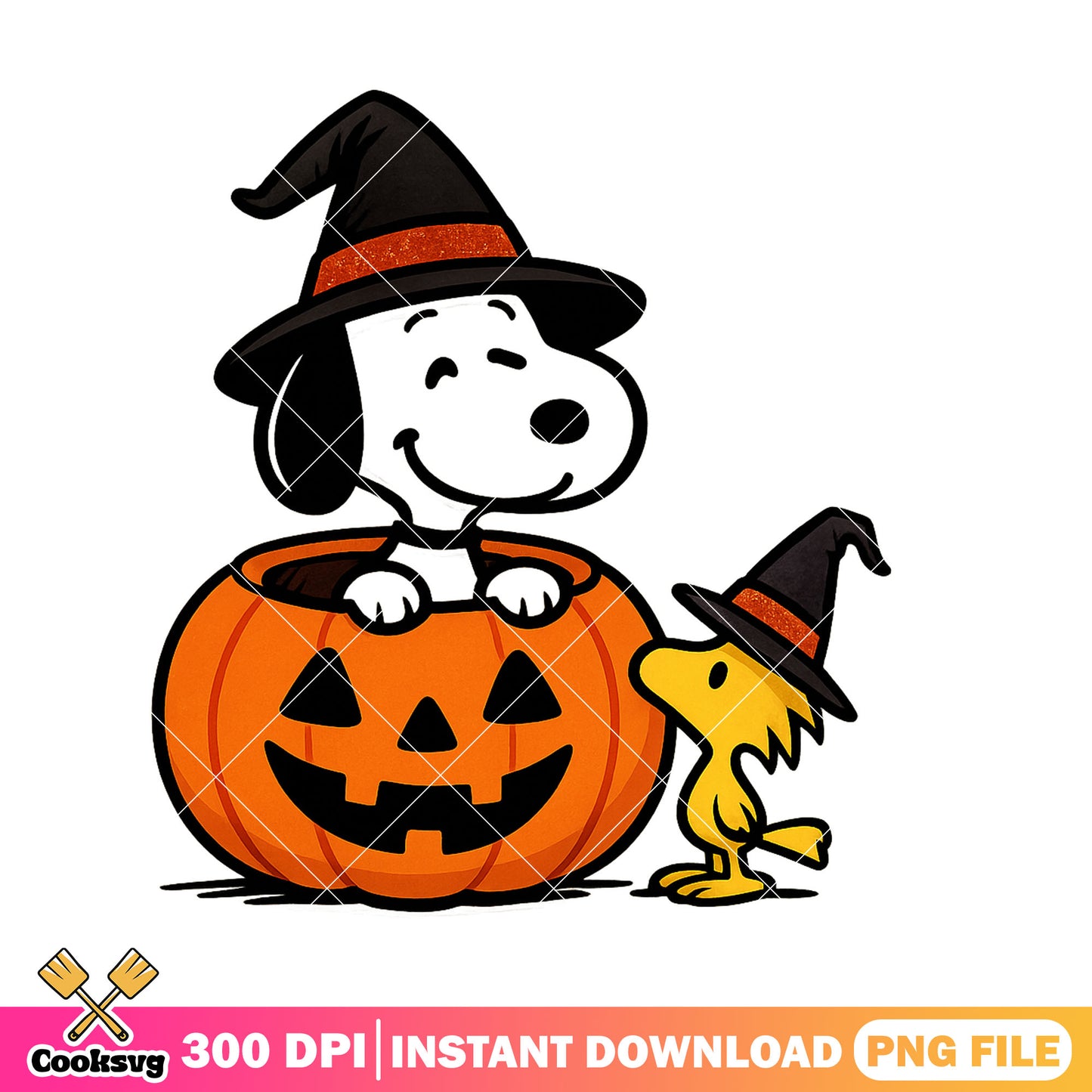Snoopy witch pumpkin png, snoopy drawing png, halloween pumpkin png