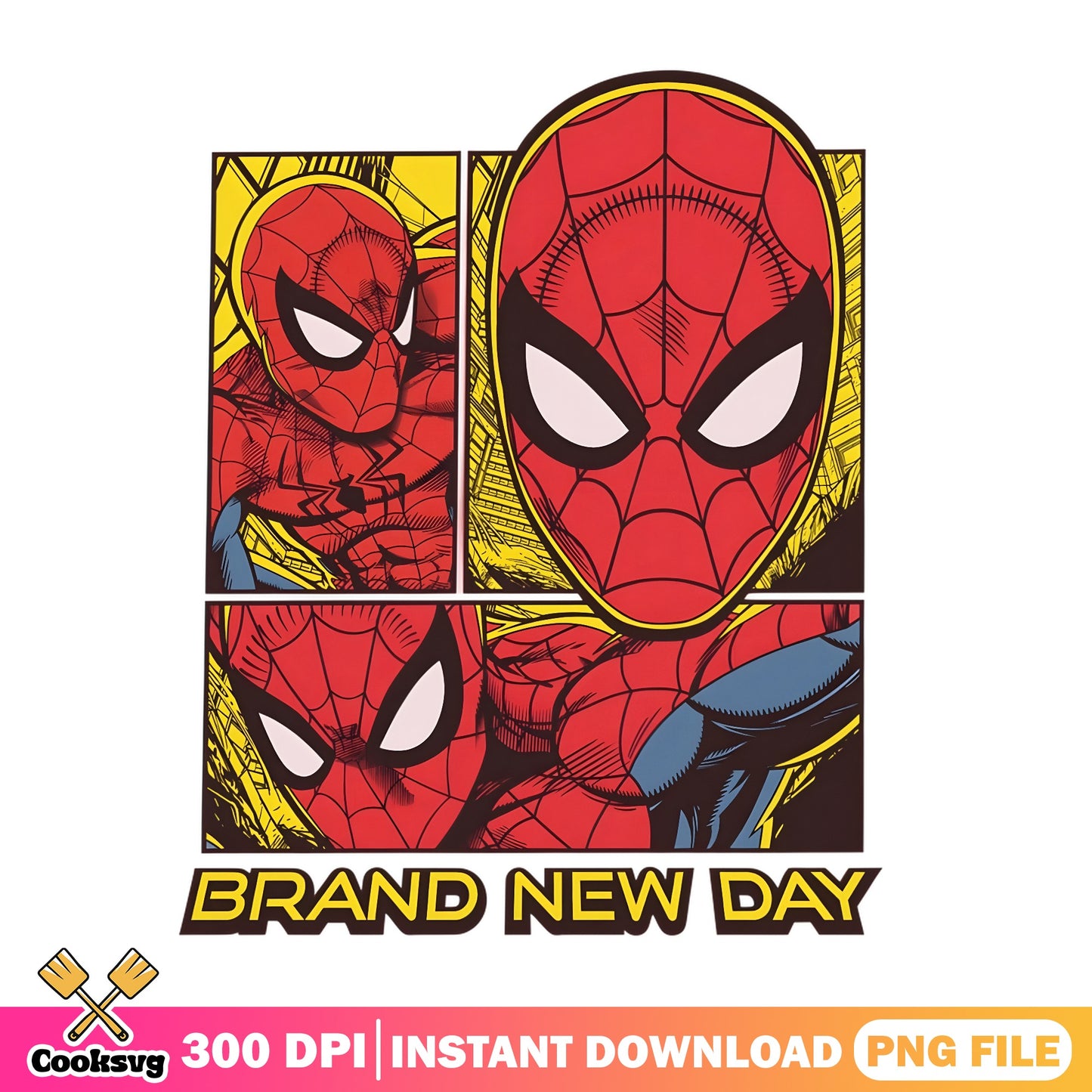 Spiderman Brand New Day Comic Panel PNG, Marvel PNG, Superhero PNG