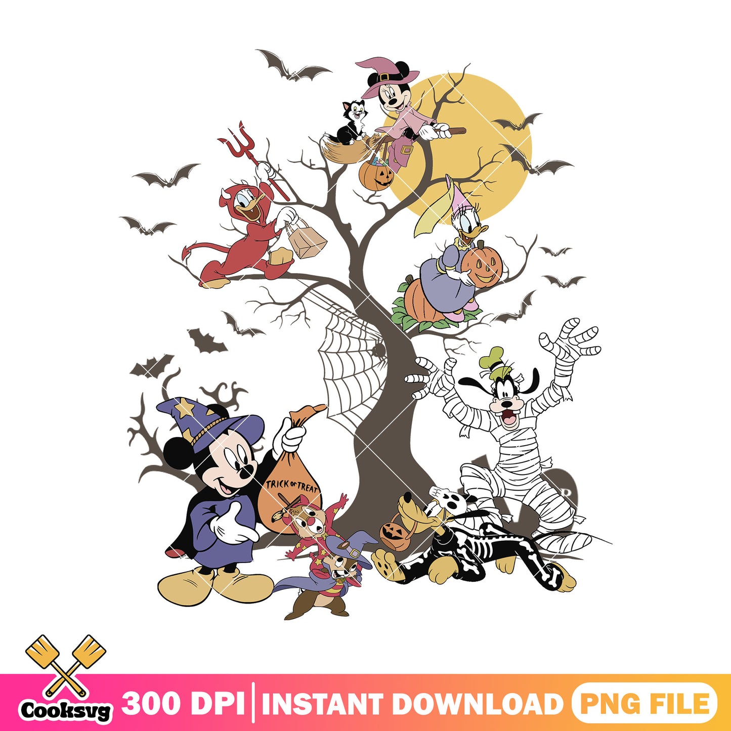 Spooky cosplay disney png, walt disney png, halloween costume png