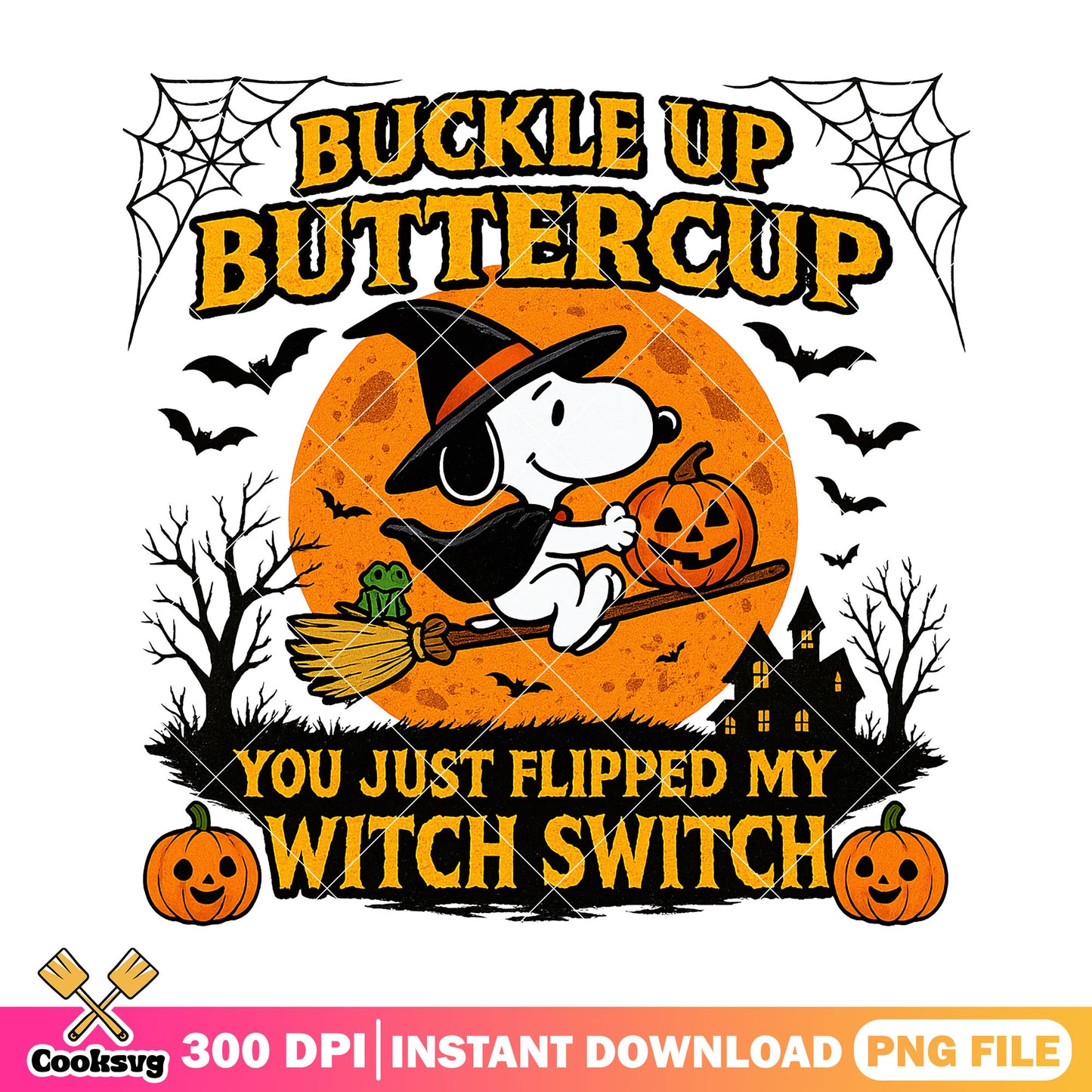 Spooky snoopy buckle up png, snoopy dog png, halloween spirit png