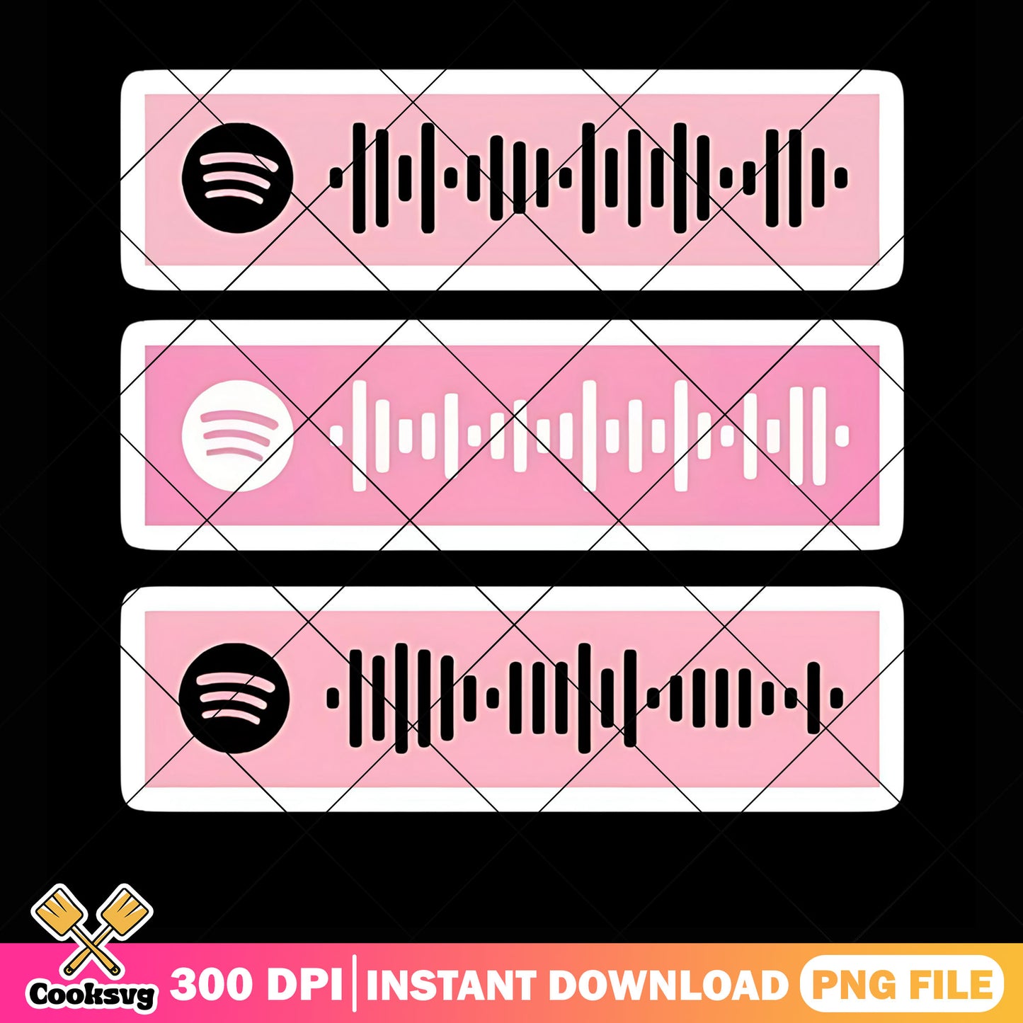 Spotify logo listening png, spotify png, huntrix song png