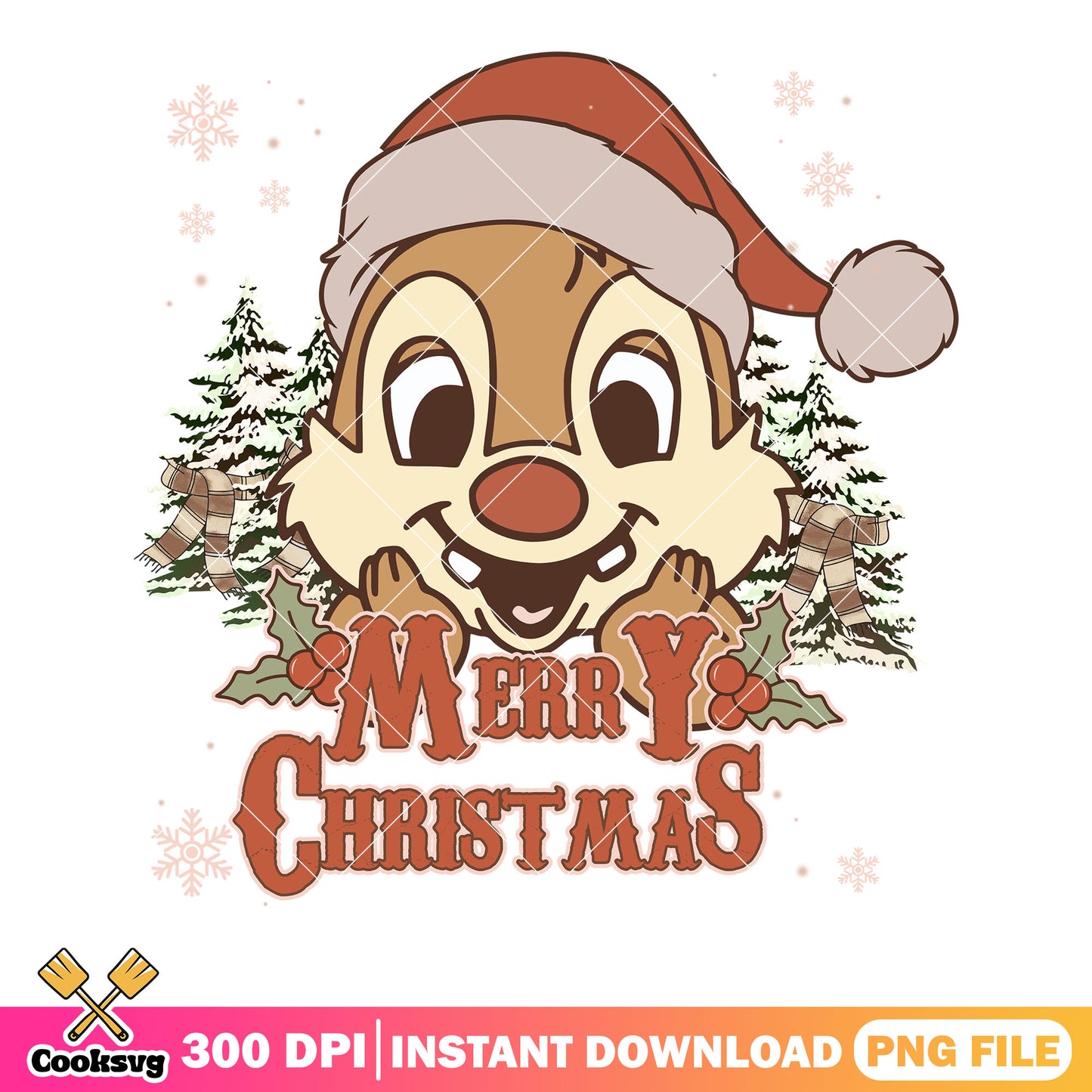 Squirrel christmas hat png, disney christmas png, Santa hat png