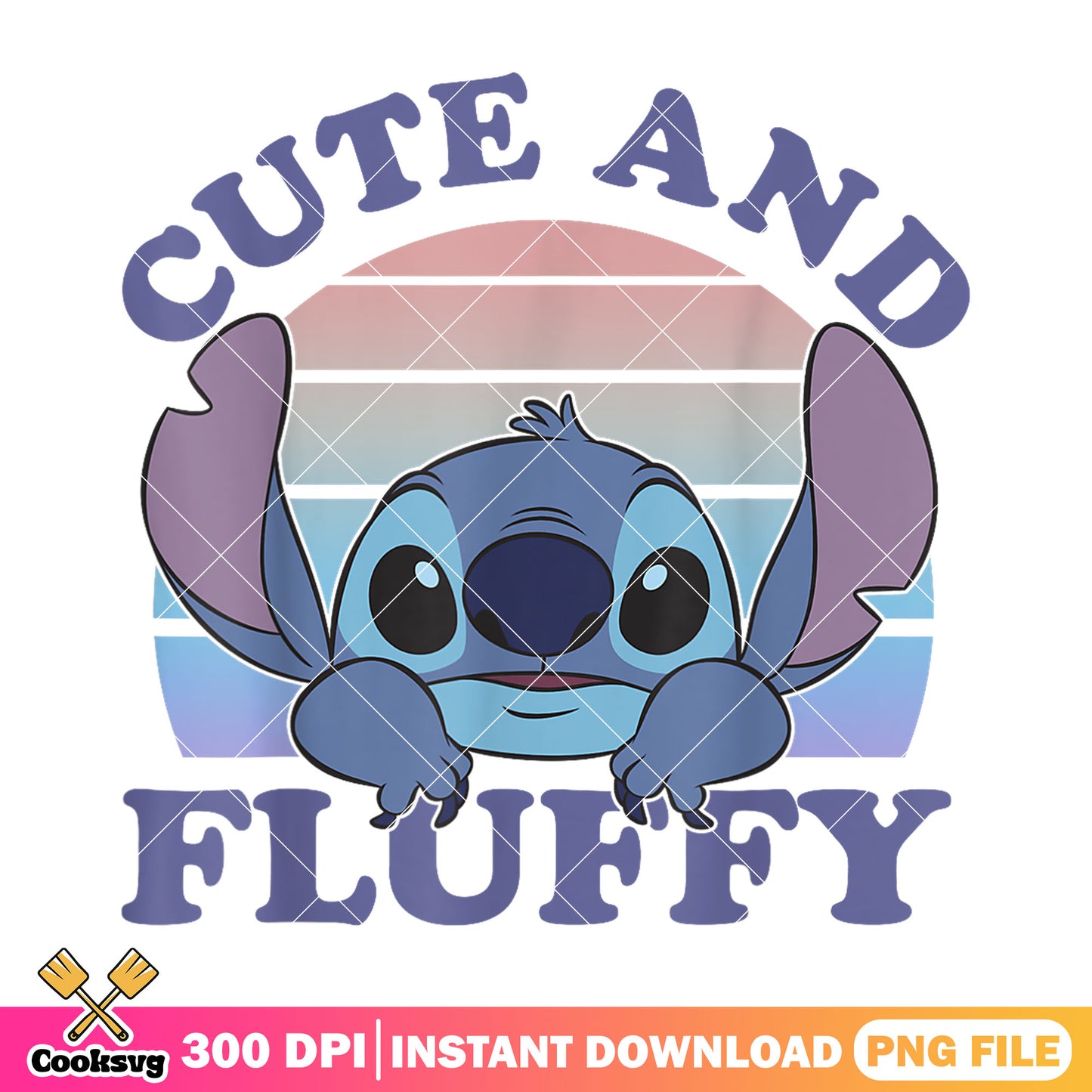 Stitch cute and fluffy png, cute stitch png, disney stitch png
