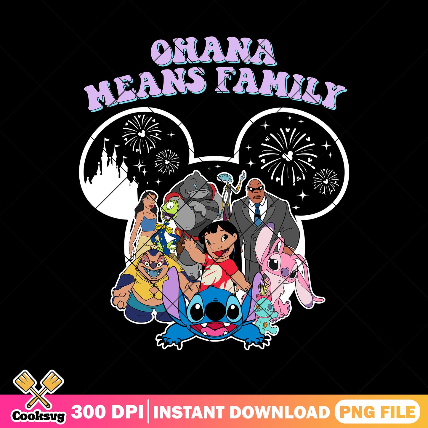 Stitch lilo ohana mean family png, stitch and lilo png, stitch ohana png